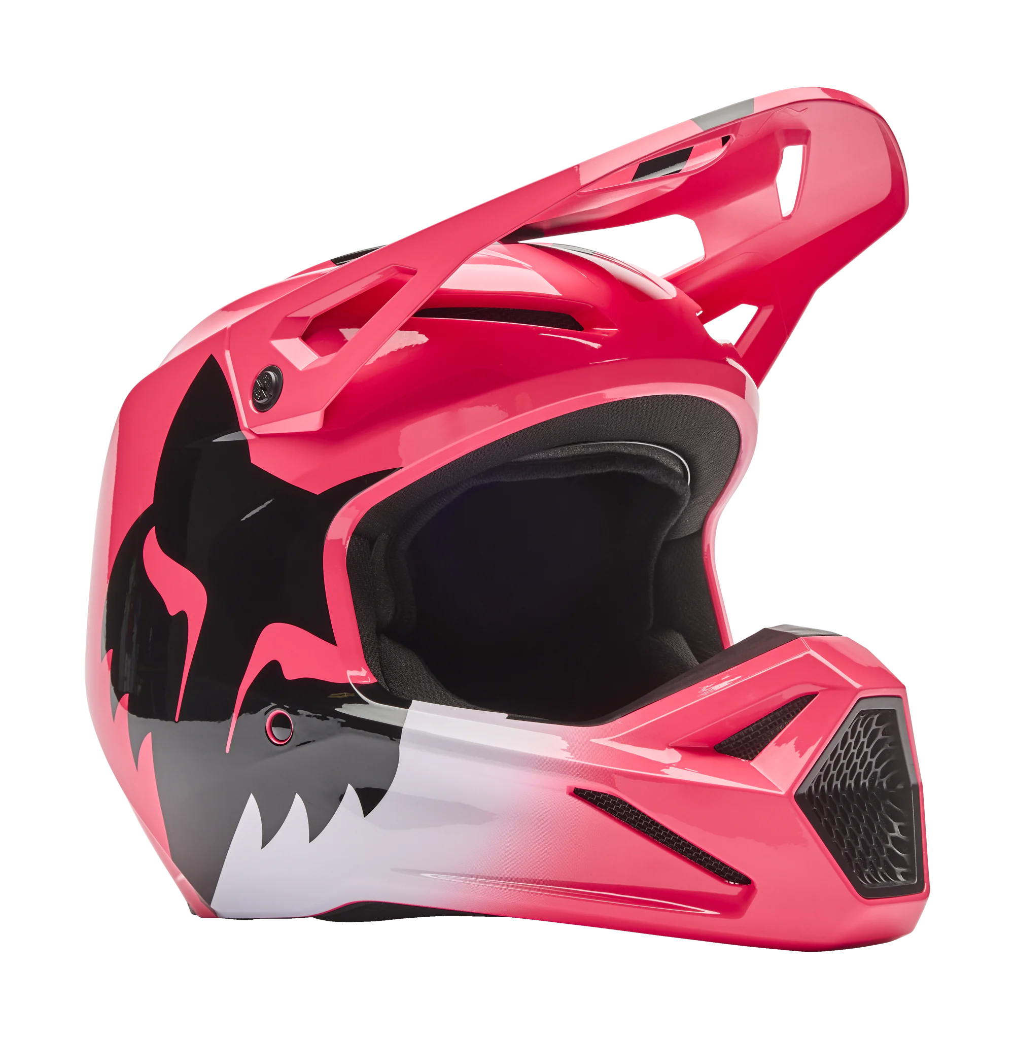 Fox Kinder Crosshelm V1 Shield - Roze