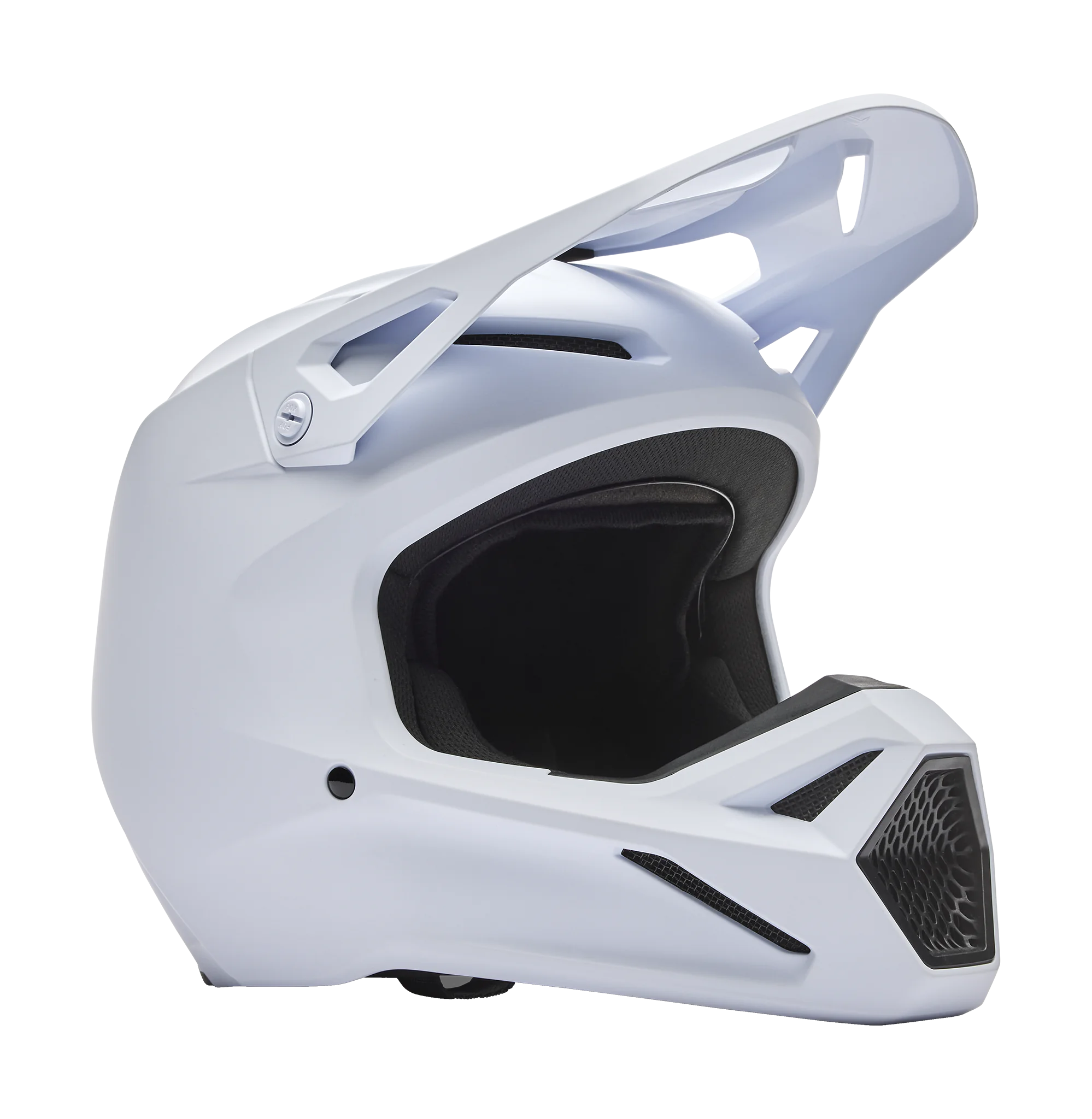 Fox Kinder Crosshelm V1 Solid - Mat Wit