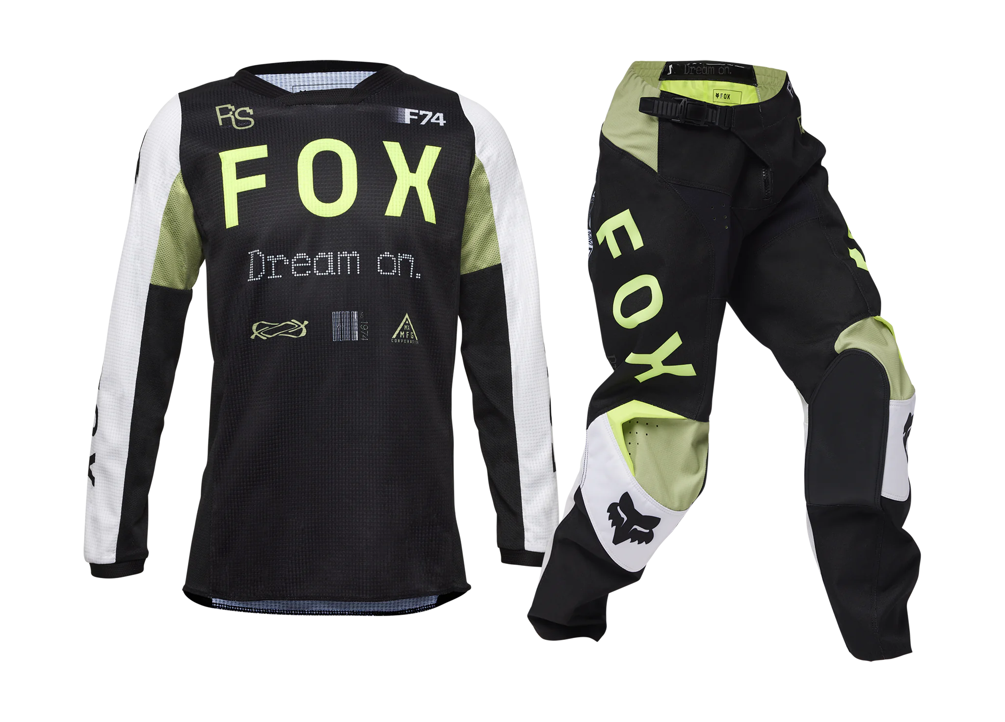 Fox Kinder Crosskleding 180 Race Spec - Groen