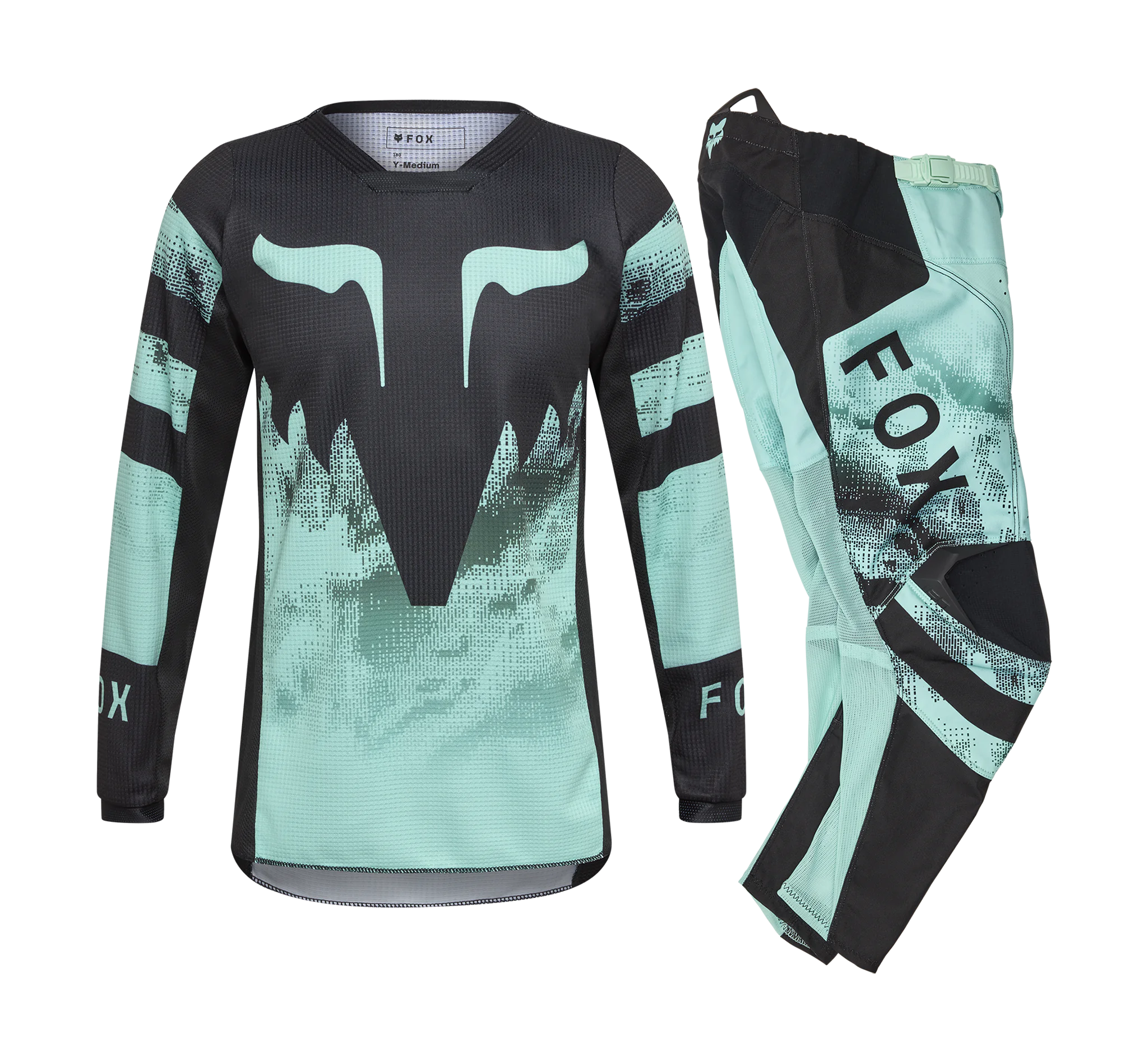 Fox Kinder Crosskleding 2026 180 Kairos - Turquoise