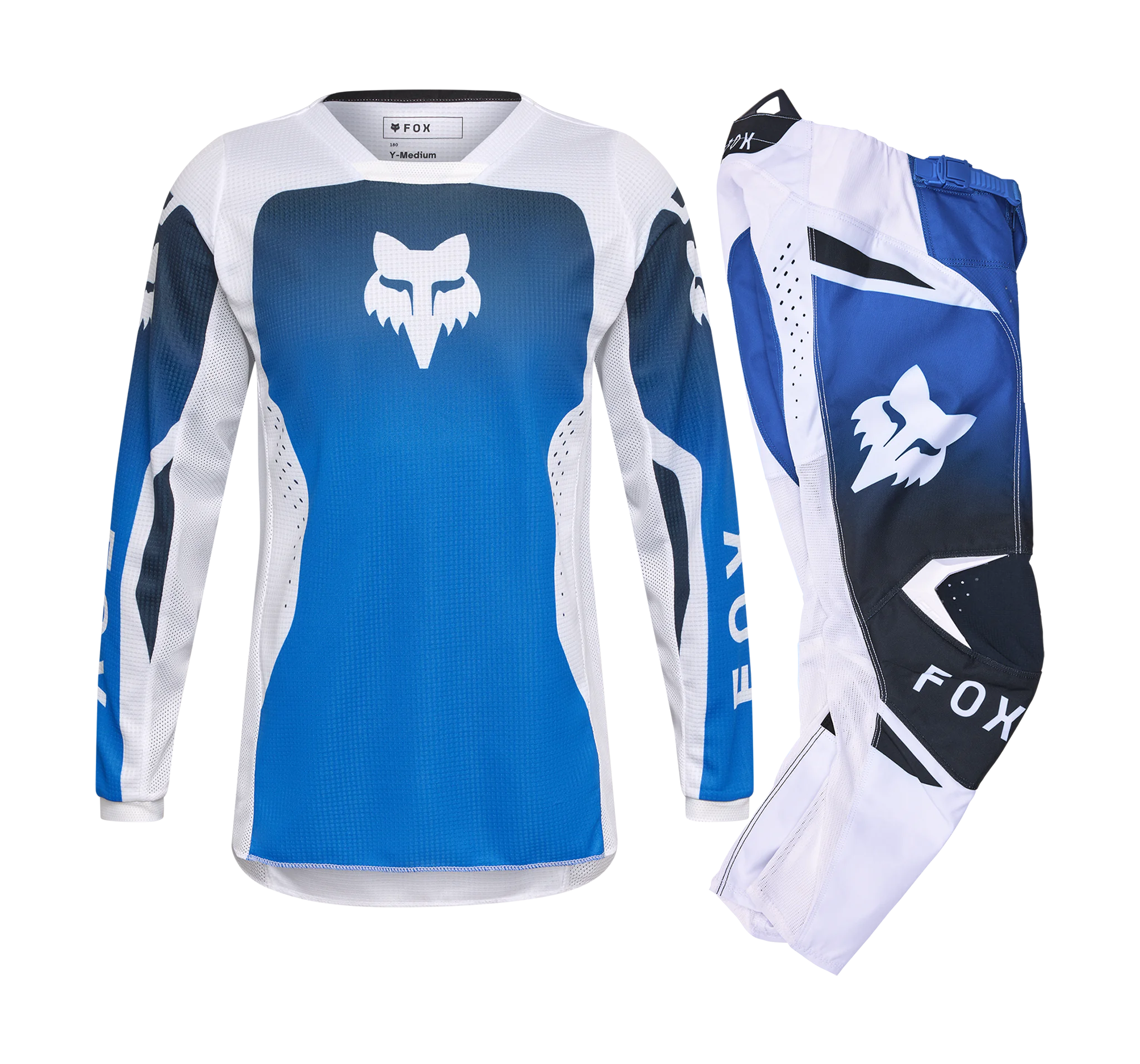 Fox Kinder Crosskleding 2026 180 Shield - Blauw