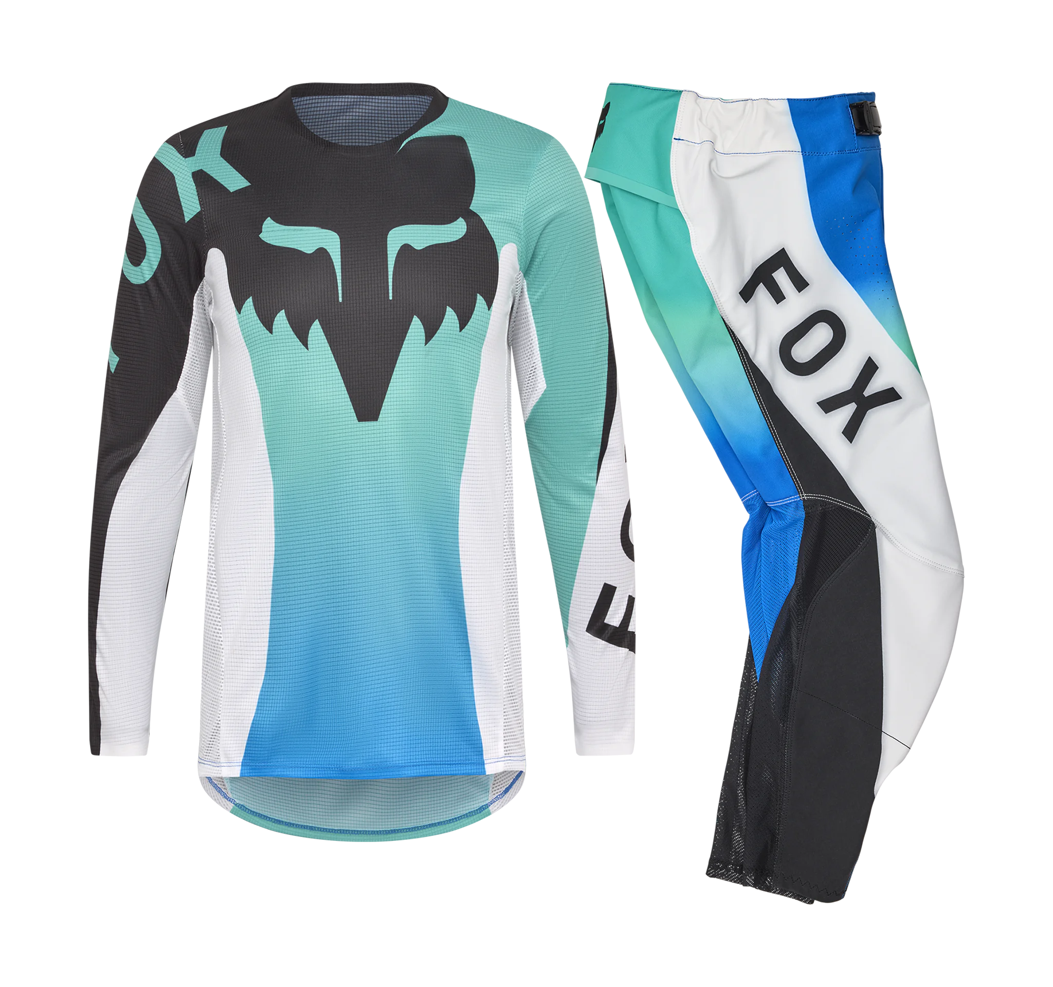 Fox Kinder Crosskleding 2026 Flexair Spire - Aqua