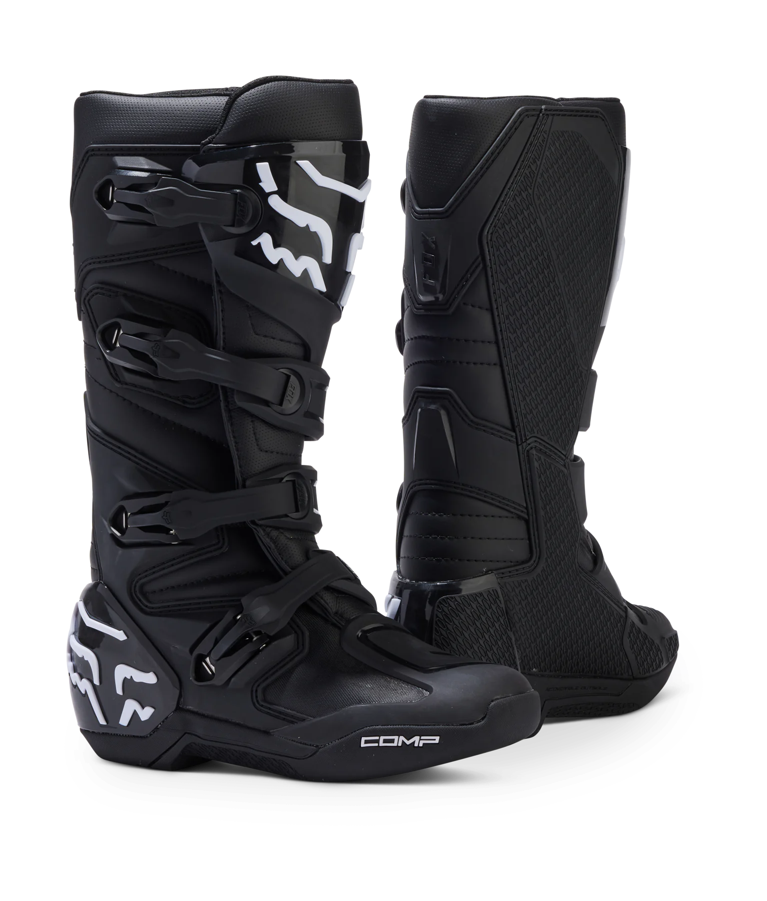 Fox Kinder Crosslaarzen Comp - Zwart