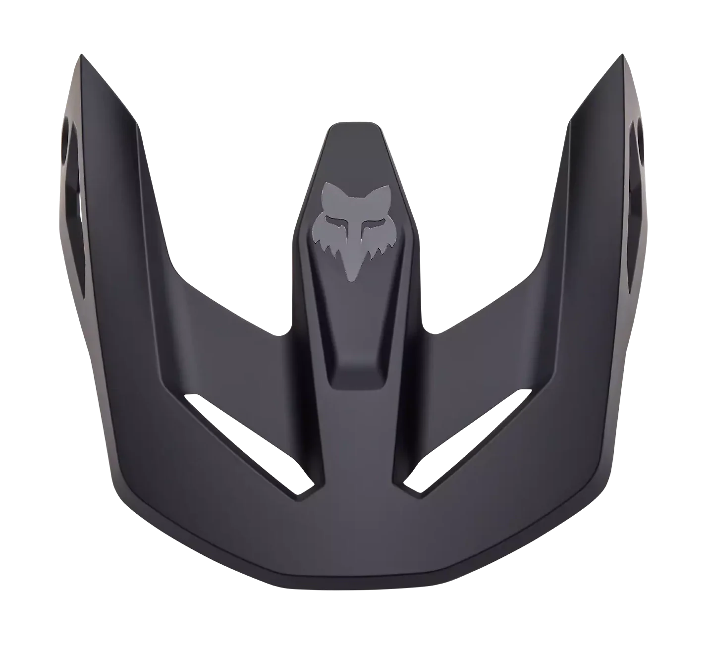 Fox Kinder Helmklep V1 Matte - Mat Zwart