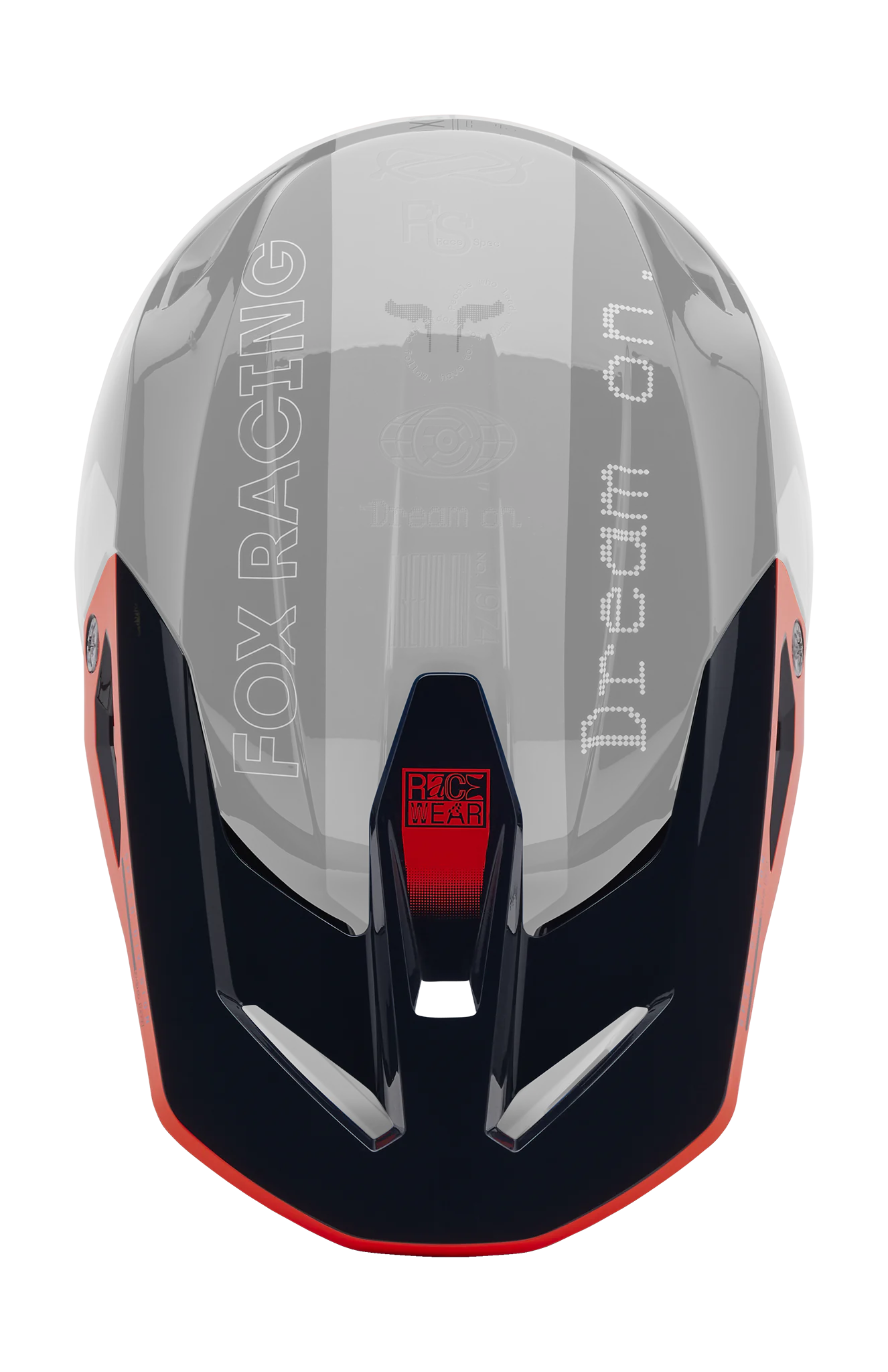 Fox Kinder Helmklep V1 Race Spec - Midnight