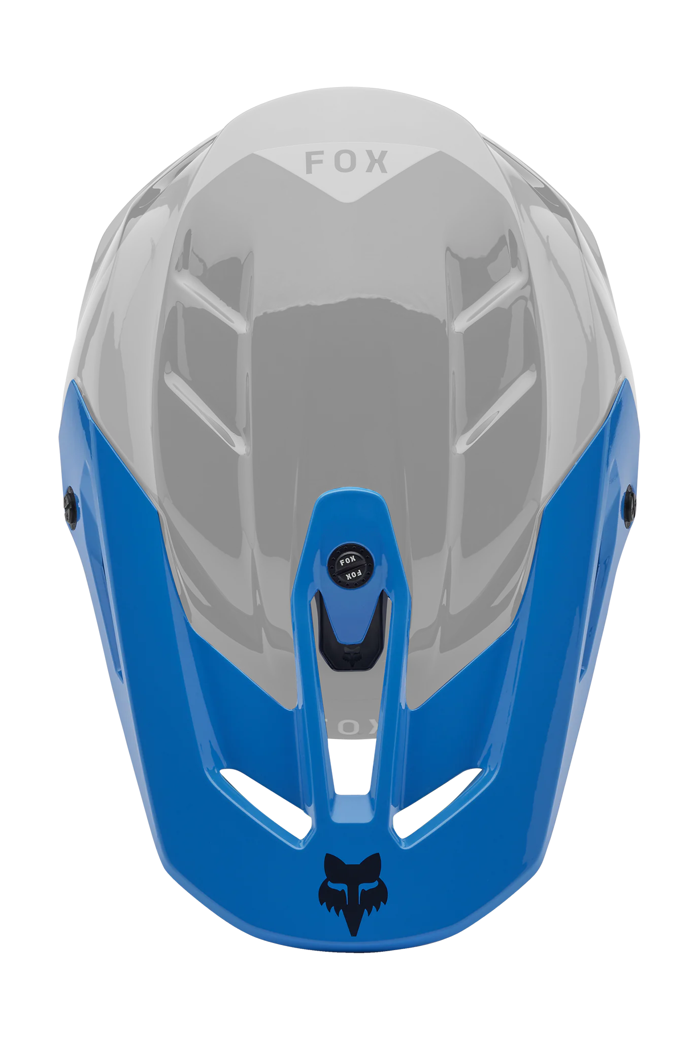 Fox Kinder Helmklep V3 Impression - True Blauw