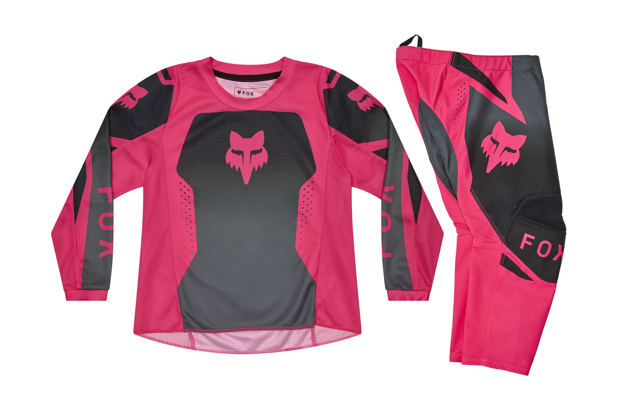 Fox Meisjes Mini Crosskleding 2026 180 Shield - Zwart / Roze
