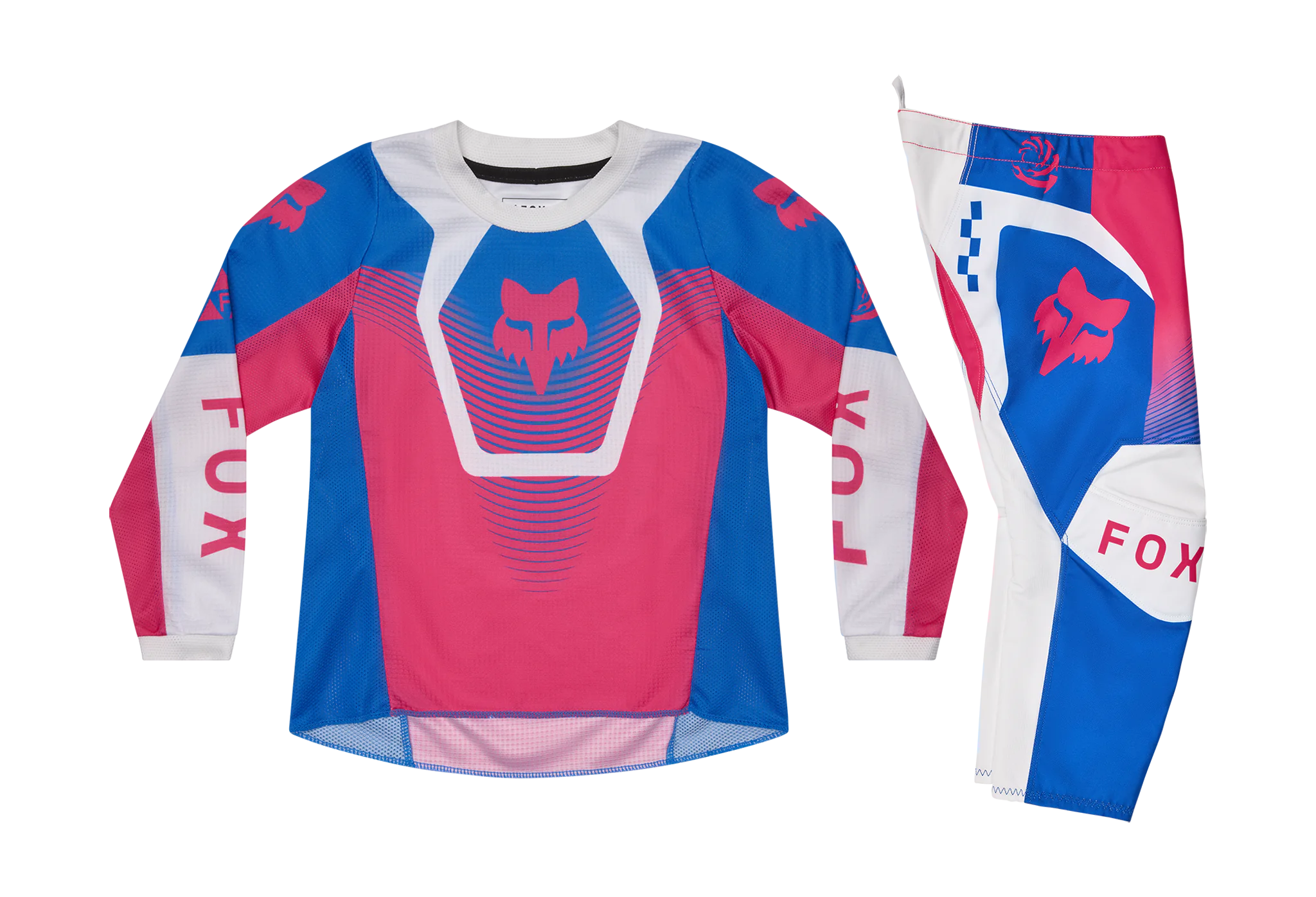 Fox Mini Crosskleding 2026 180 Collect - Blauw / Roze