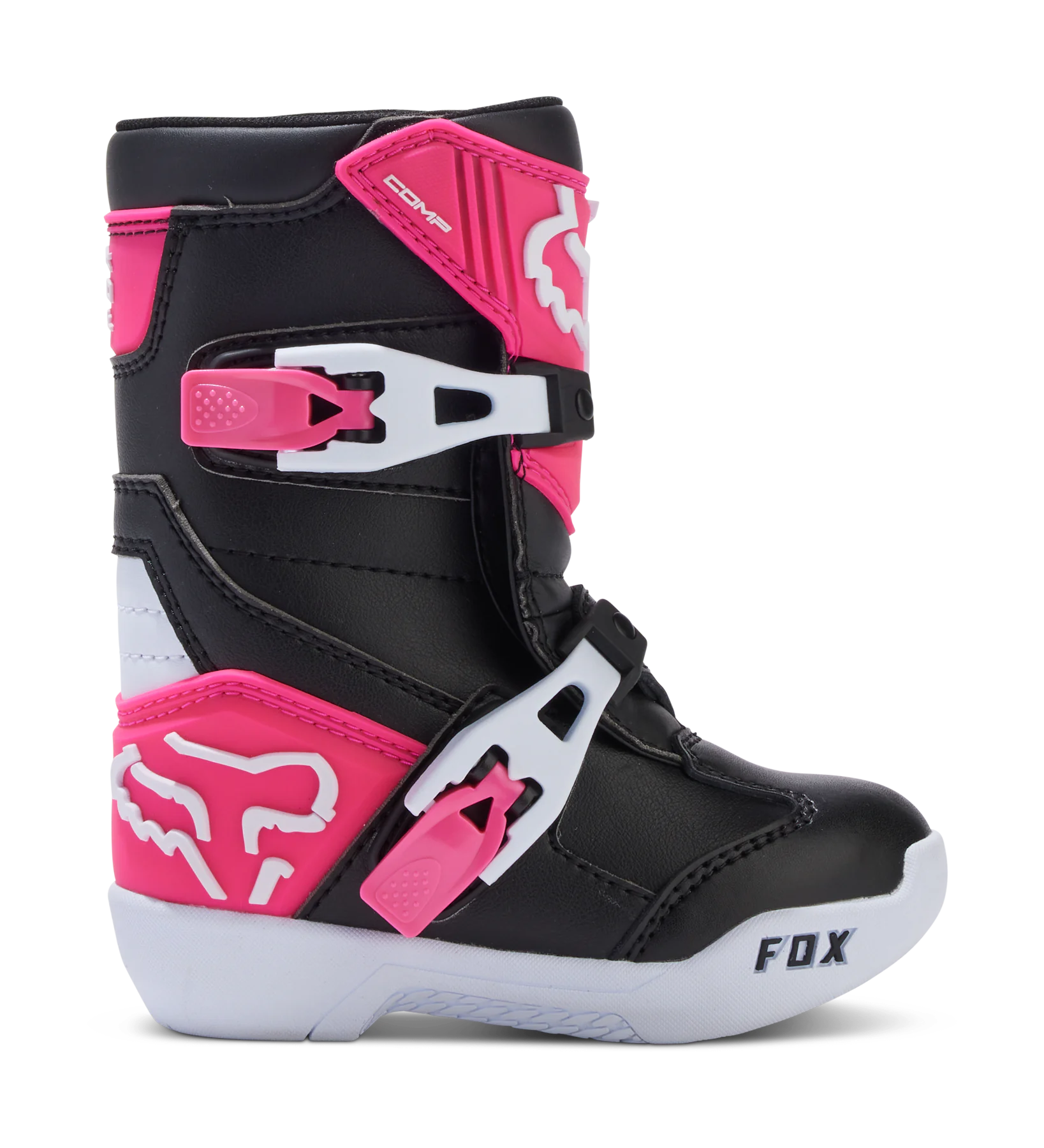 Fox Mini Crosslaarzen Comp - Zwart / Roze