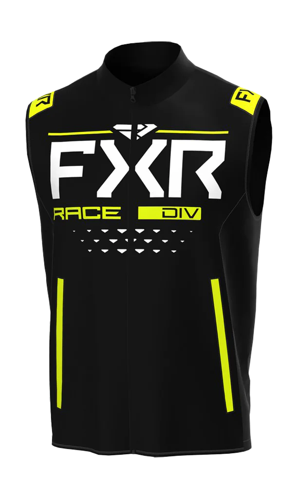 FXR Bodywarmer RR - Zwart / High-vis