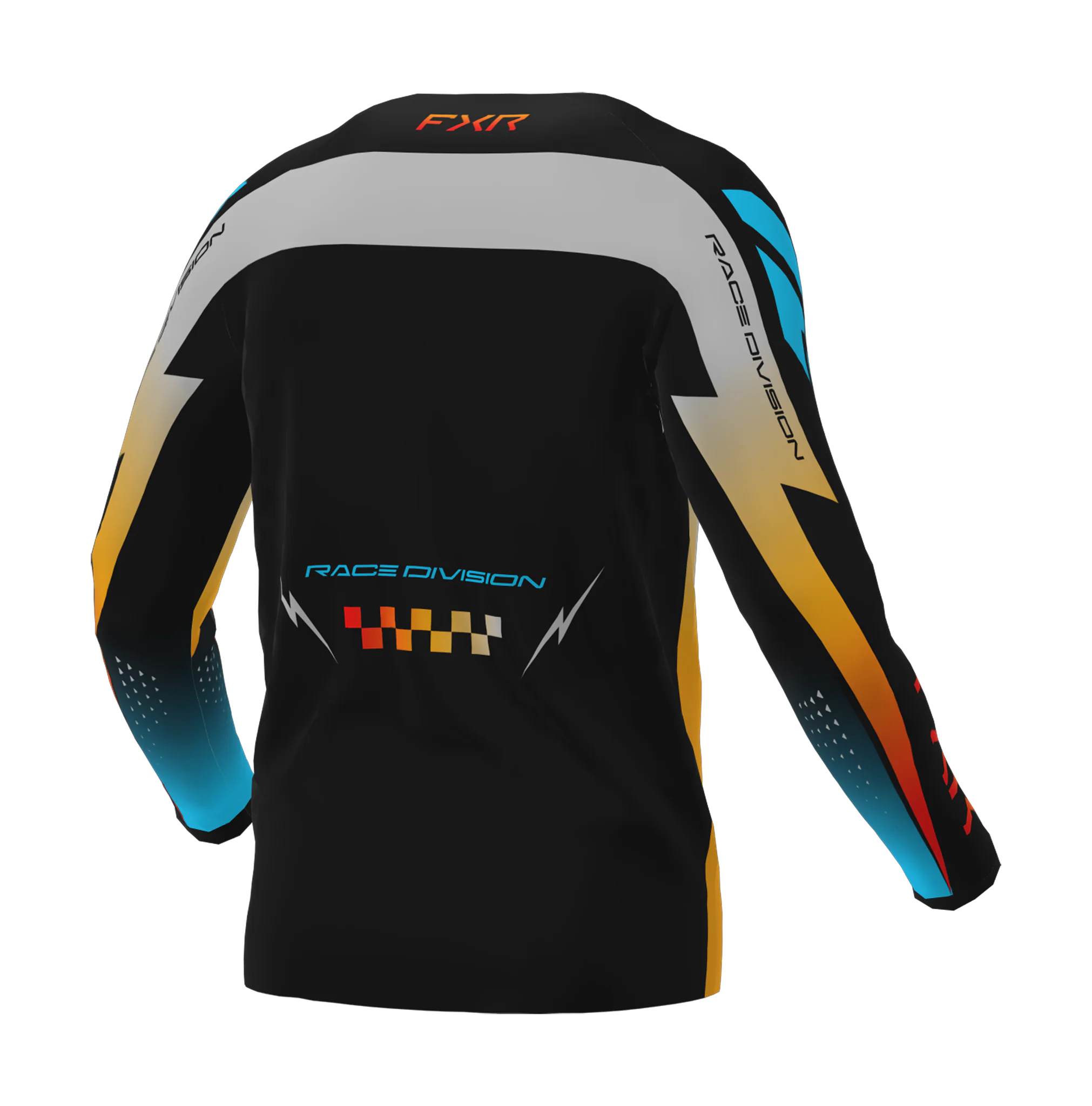 FXR Cross Shirt 2026 Clutch Pro - Grijs / Sky / Oranje