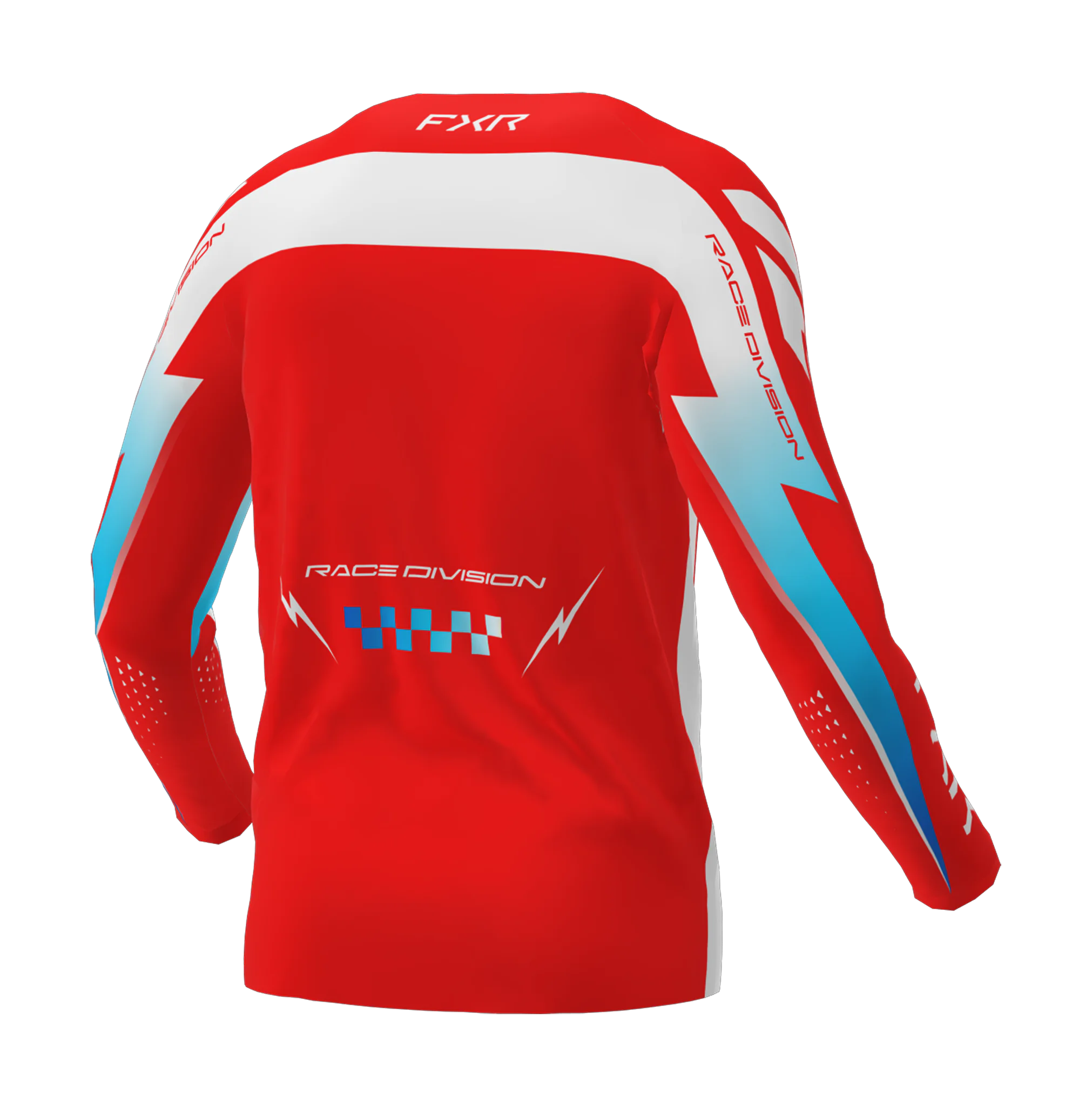 FXR Cross Shirt 2026 Clutch Pro - Rood / Blauw / Wit