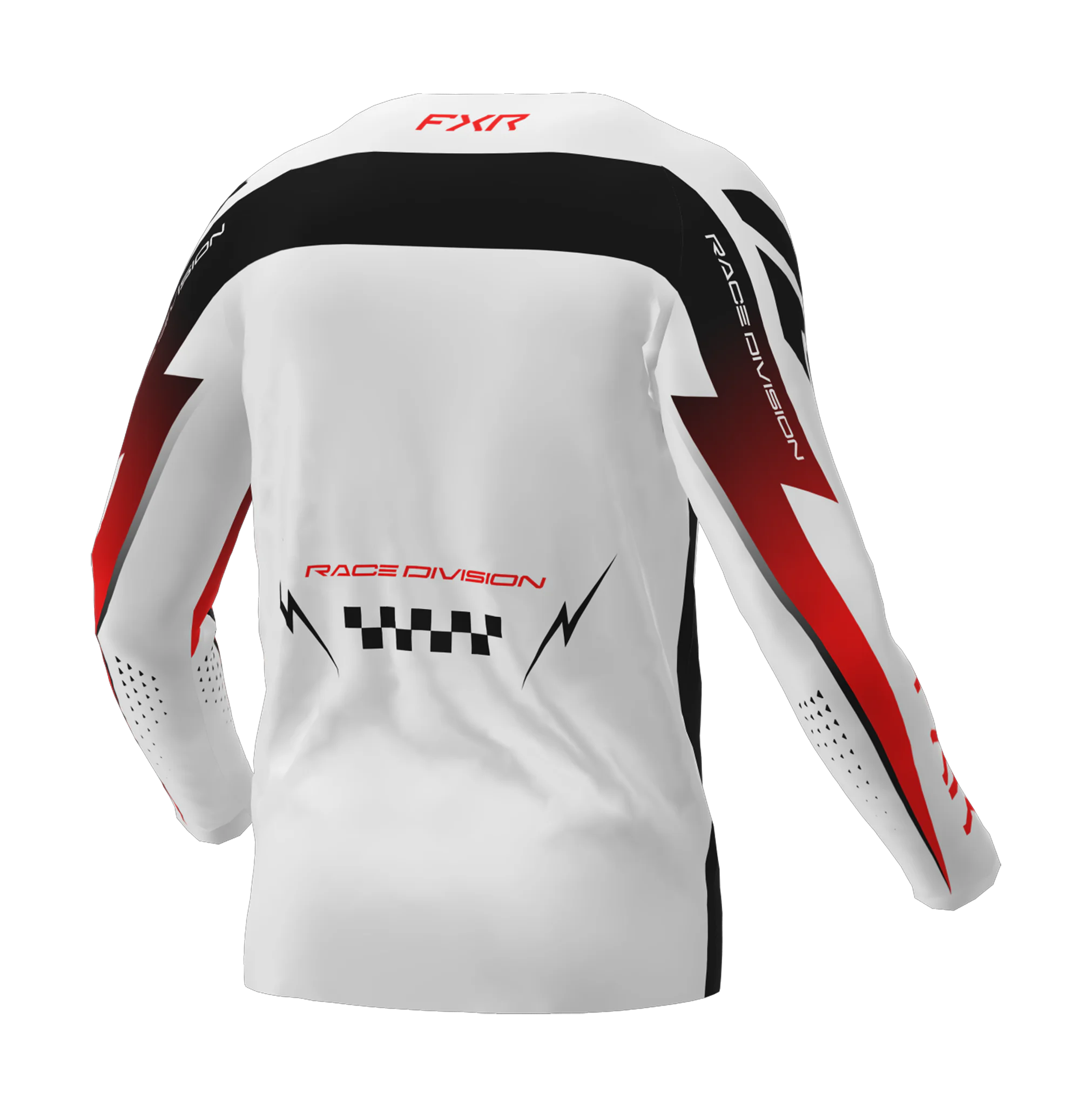 FXR Cross Shirt 2026 Clutch Pro - Wit / Rood / Zwart