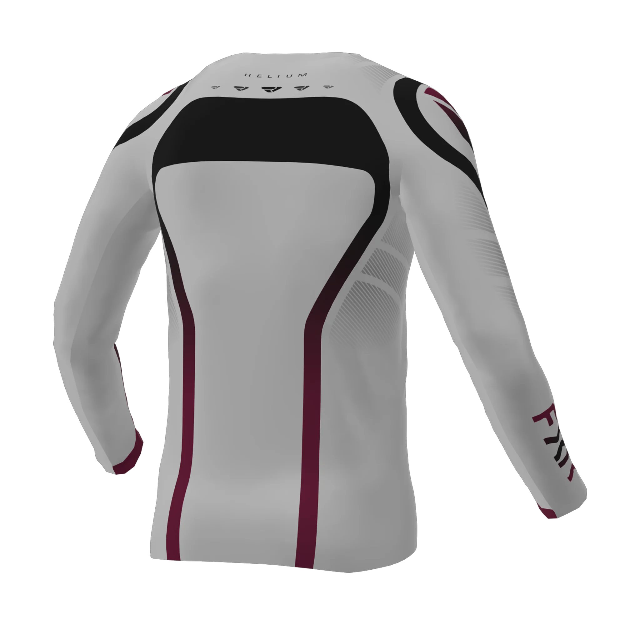 FXR Cross Shirt 2026 Helium Infinity - Zilver