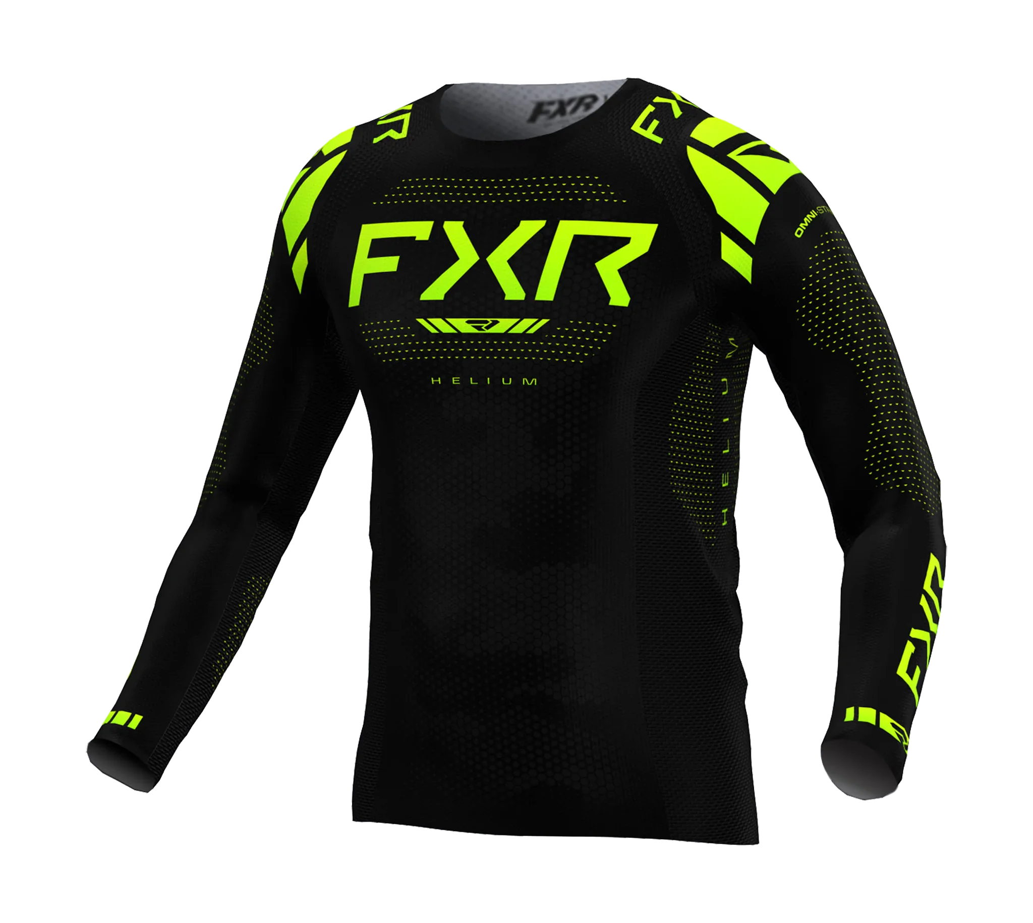 FXR Cross Shirt 2026 Helium - Zwart / HiVis