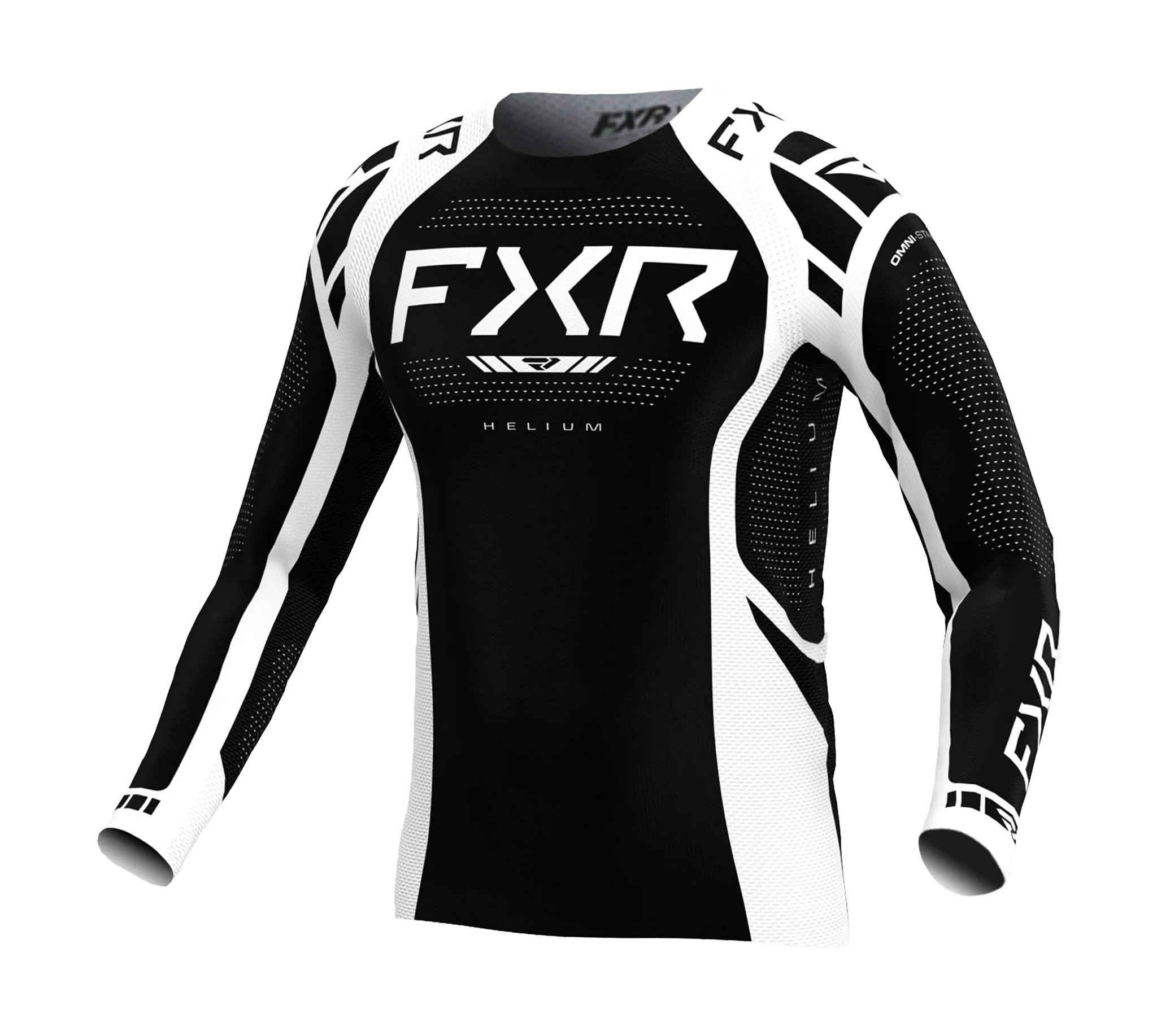 FXR Cross Shirt 2026 Helium - Zwart / Wit
