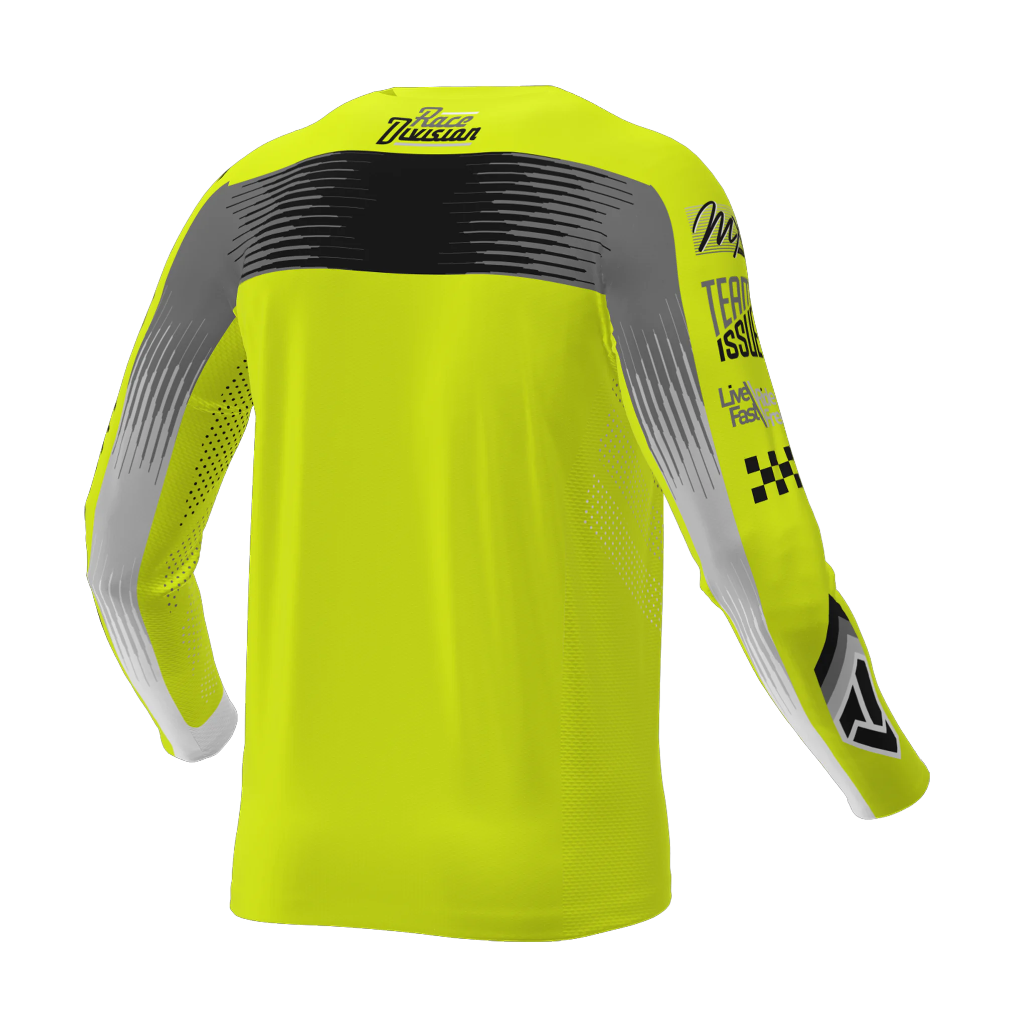 FXR Cross Shirt 2026 Podium Gladiator - HiVis / Zwart / Grijs