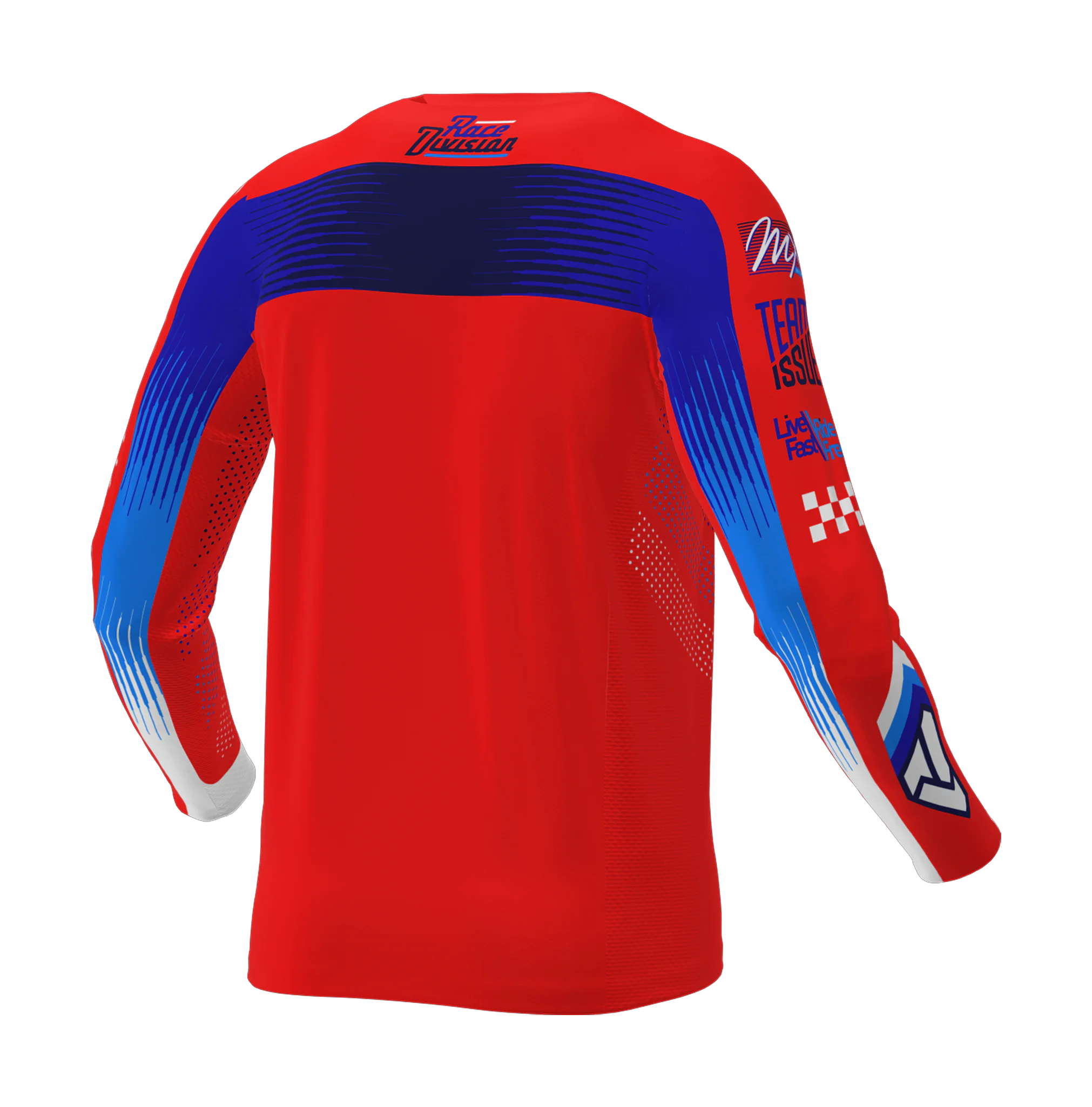FXR Cross Shirt 2026 Podium Gladiator - Rood / Blauw / Wit