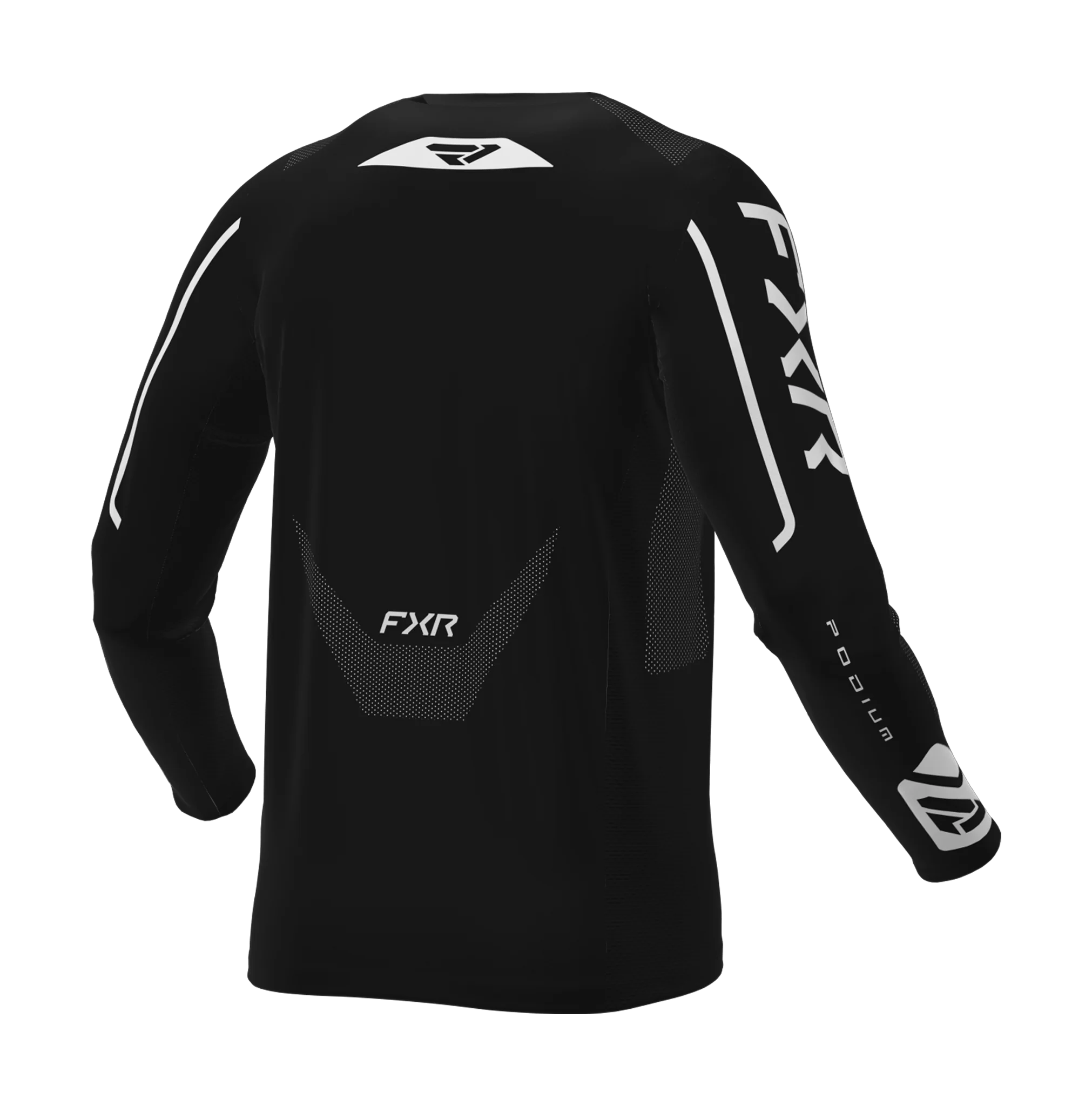FXR Cross Shirt 2026 Podium Relay - Zwart / Wit