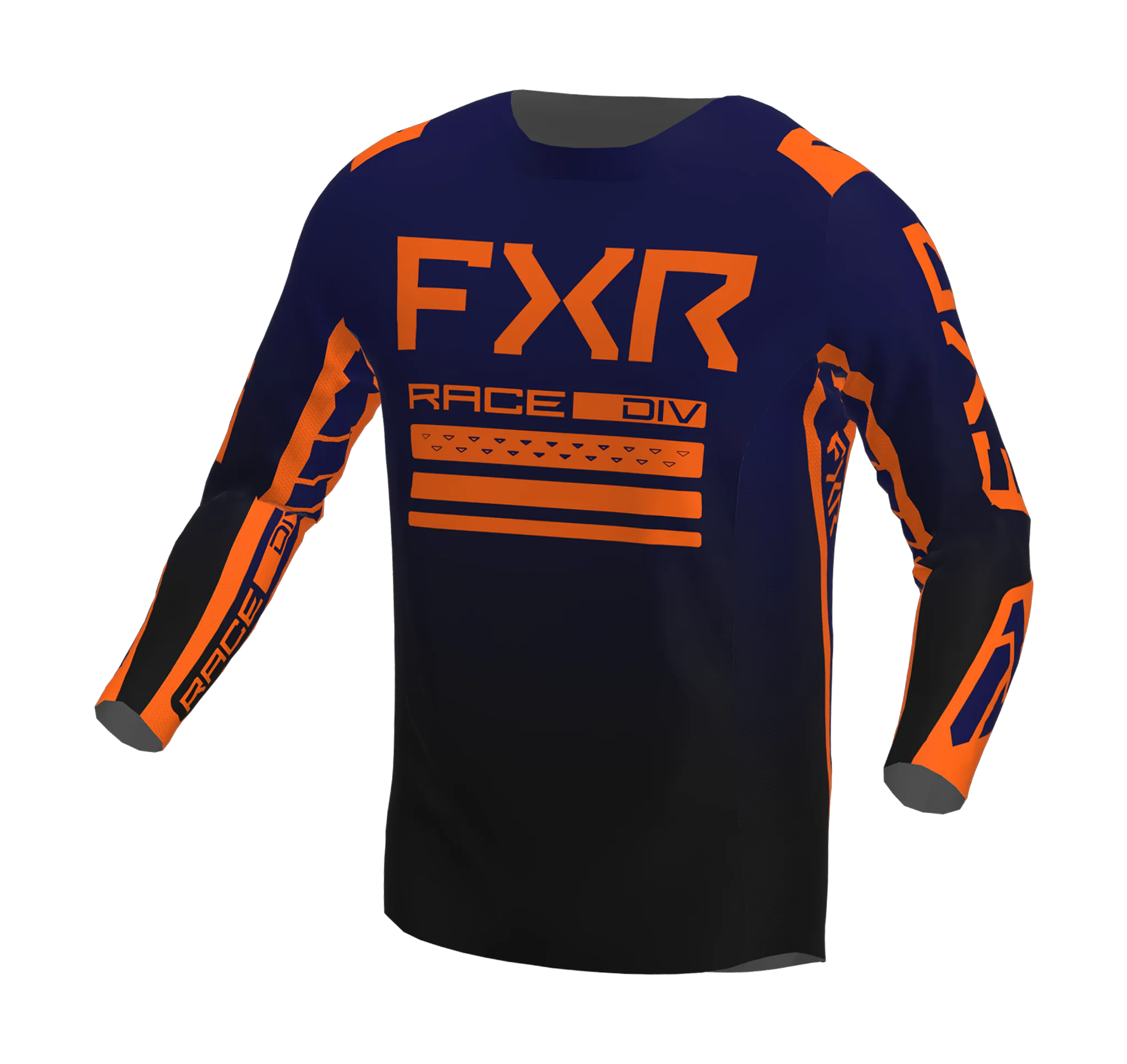 FXR Cross Shirt Contender - Midnight / Oranje