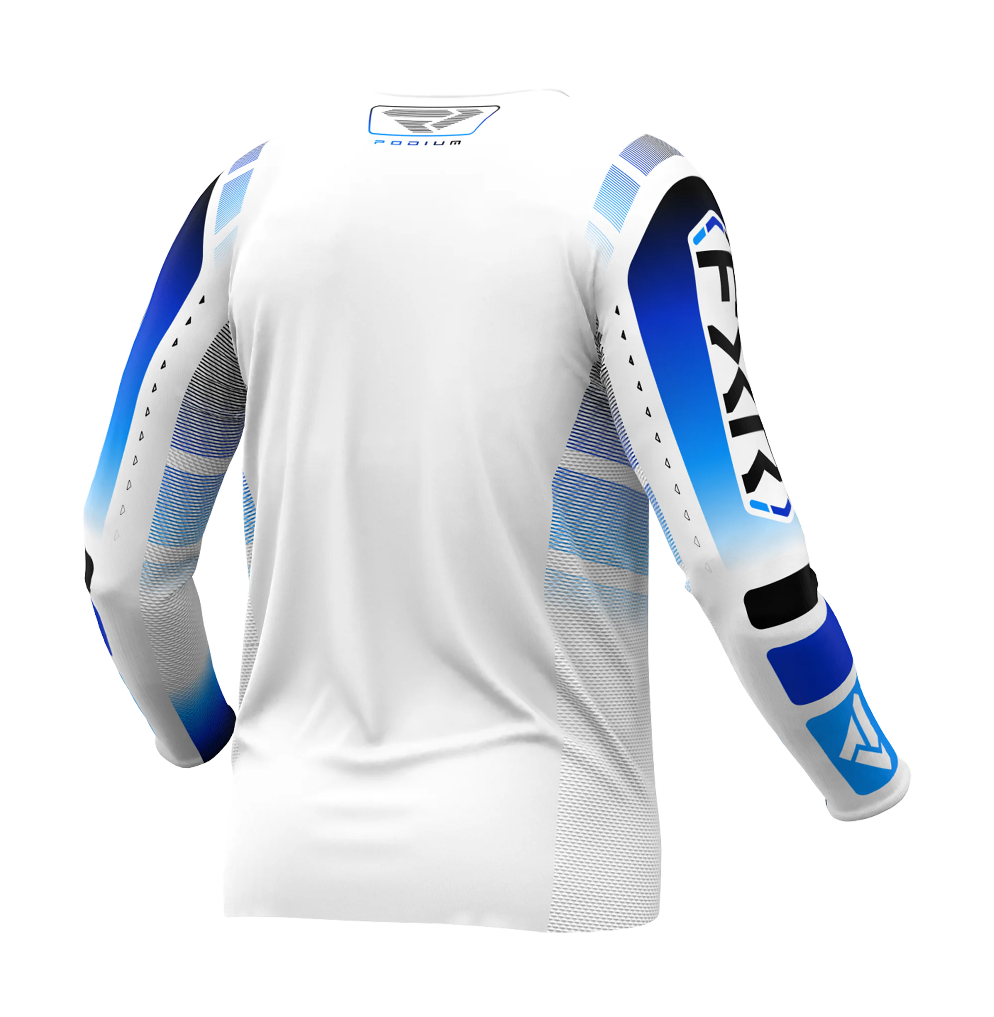 FXR Cross Shirt Podium - Wit / Blauw