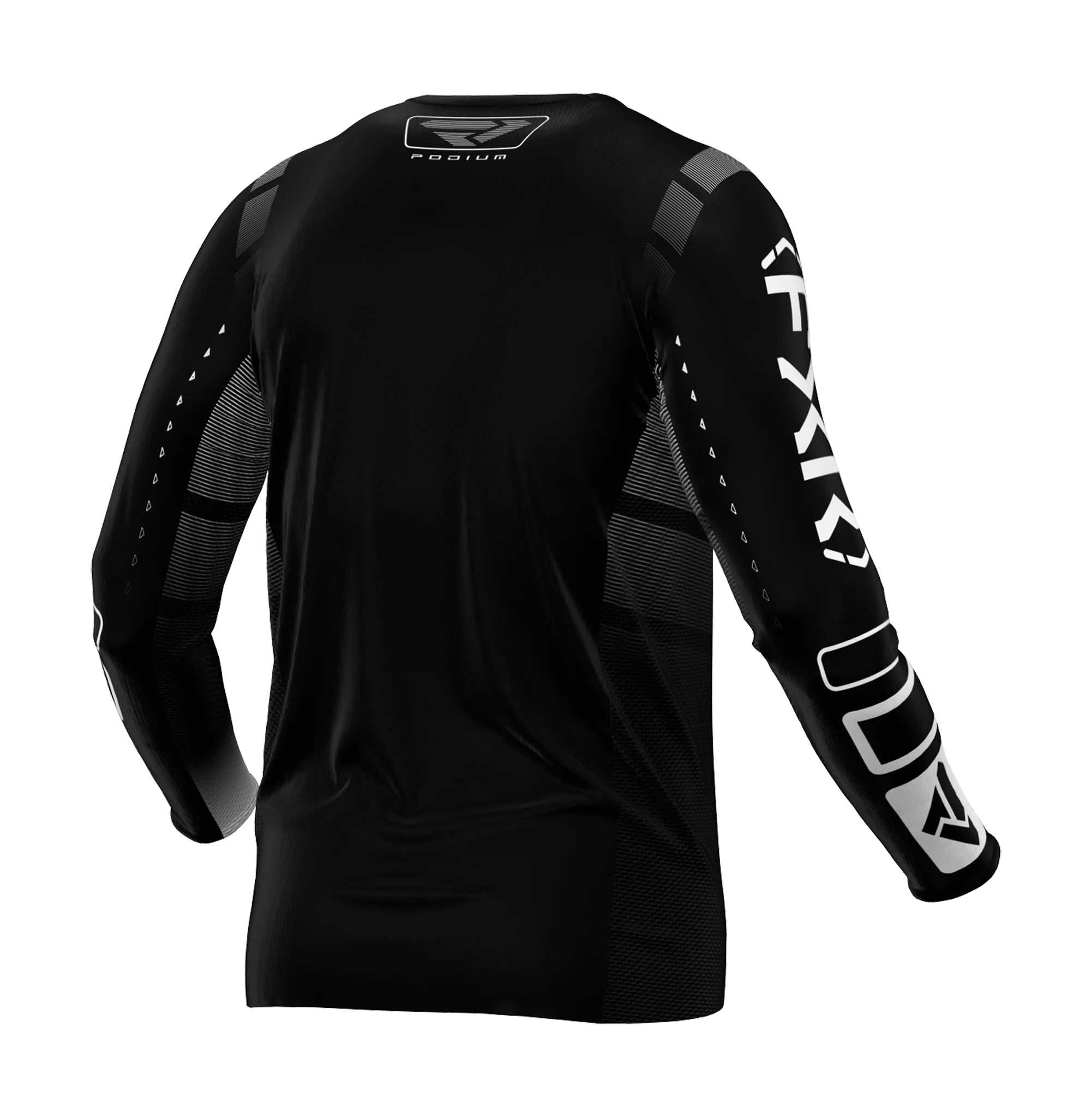 FXR Cross Shirt Podium - Zwart / Wit