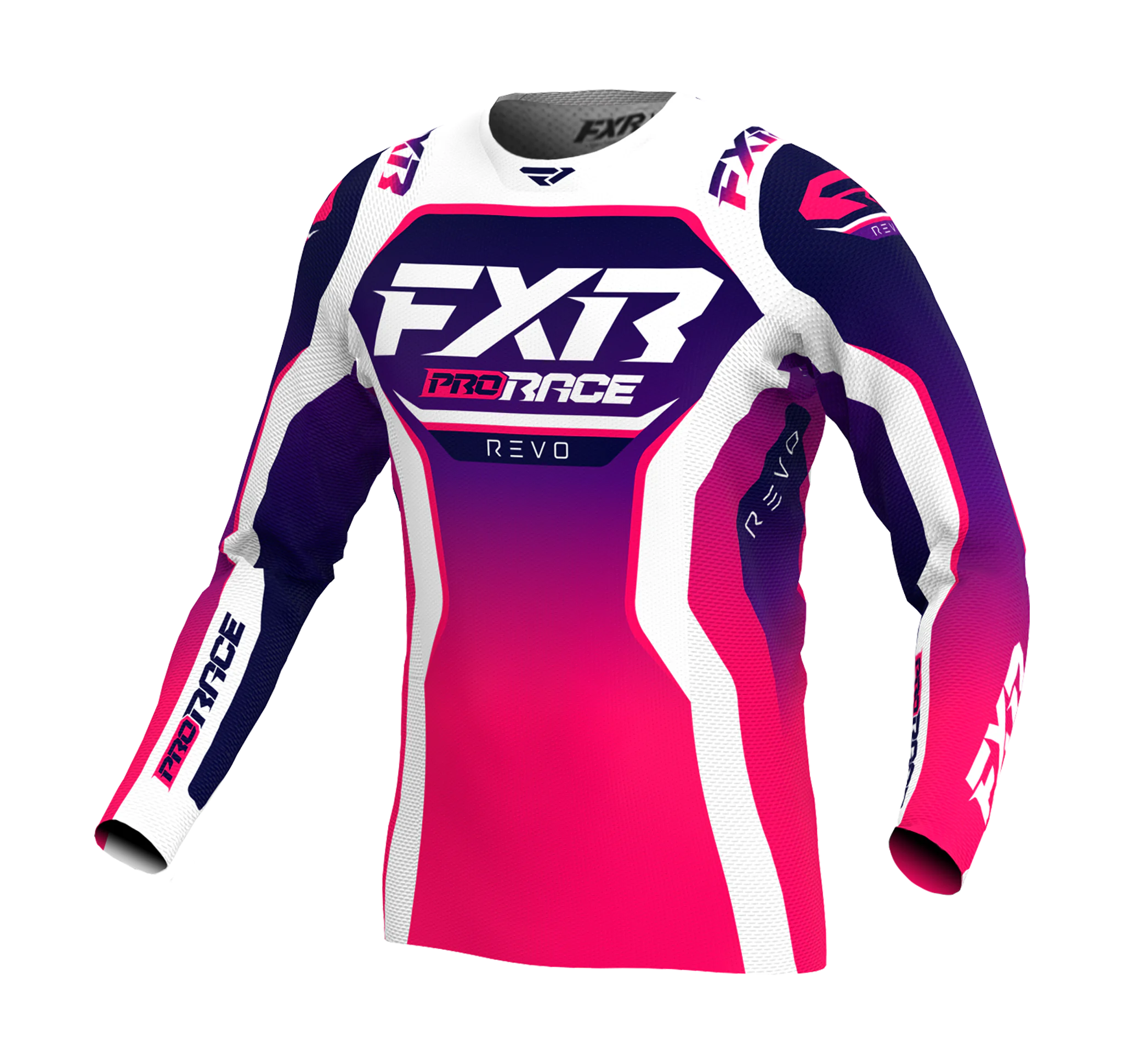 FXR Cross Shirt Revo - Razz