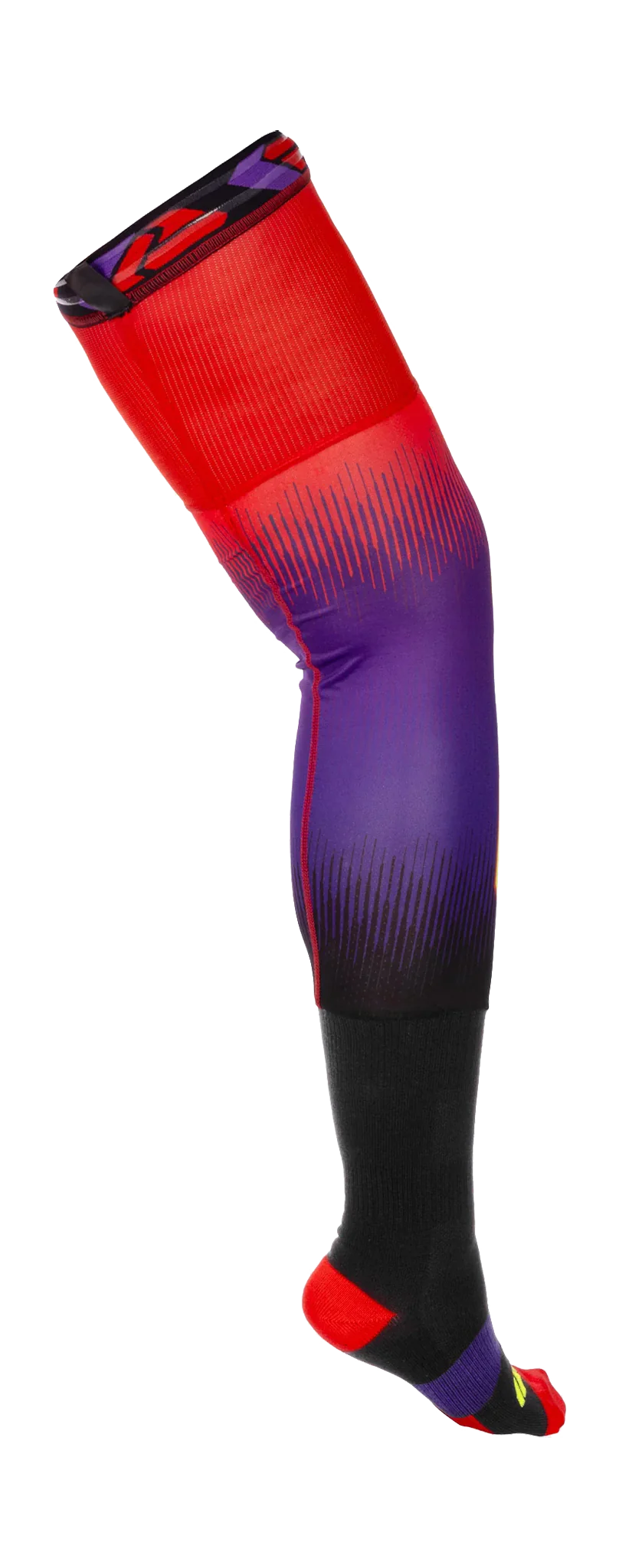 FXR Cross Sokken Lang Kniebrace - Rood / Paars