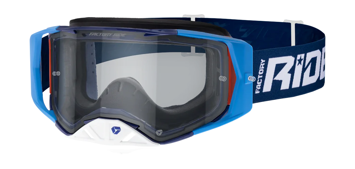 FXR Crossbril Factory Ride - Icebox - Clear Lens