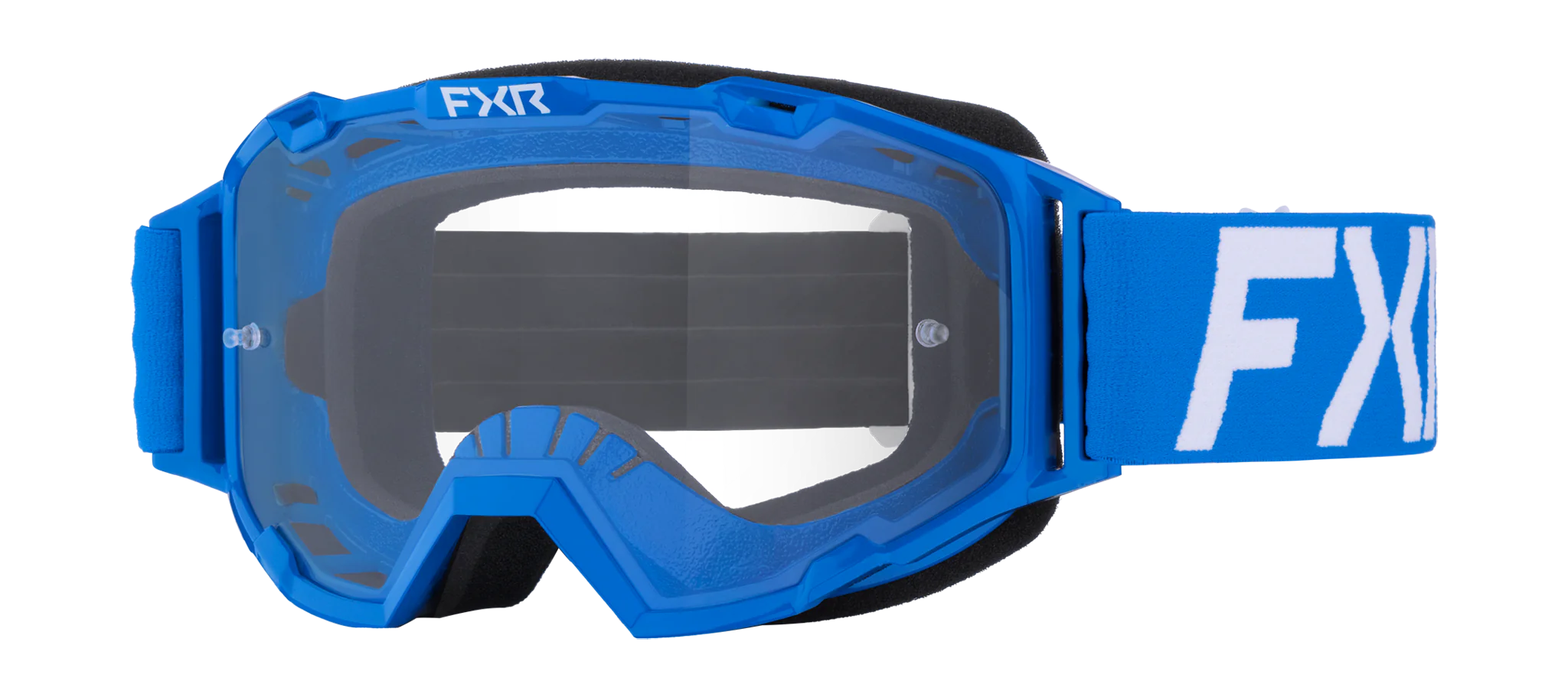 FXR Crossbril Maverick Prime - Blauw - Clear Lens