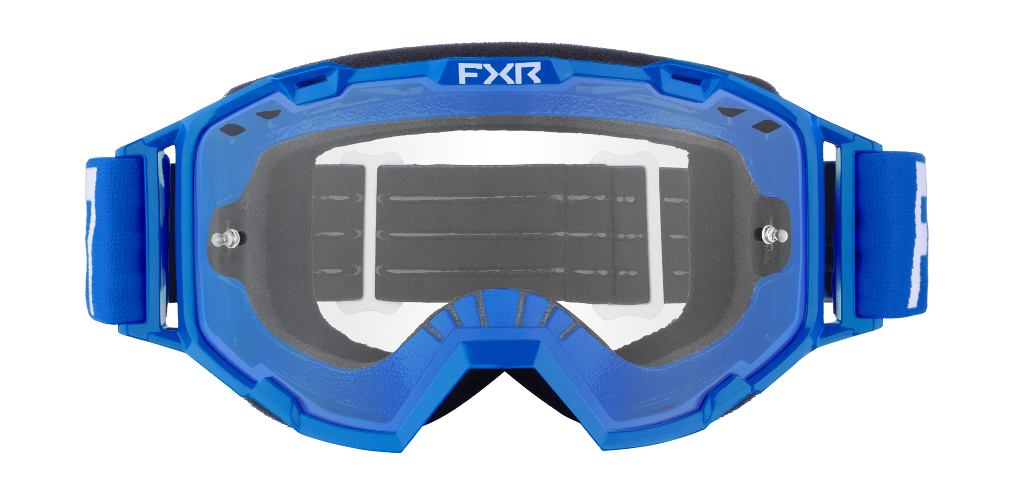 FXR Crossbril Maverick Prime - Blauw - Clear Lens