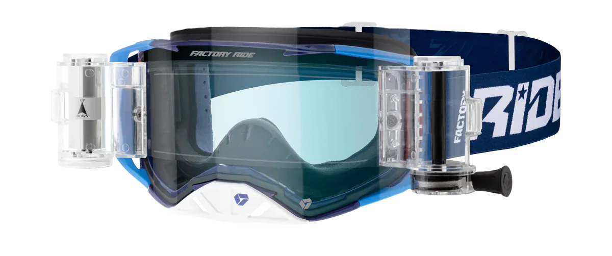 FXR Crossbril Roll-Off Factory Ride - Icebox - Clear Lens