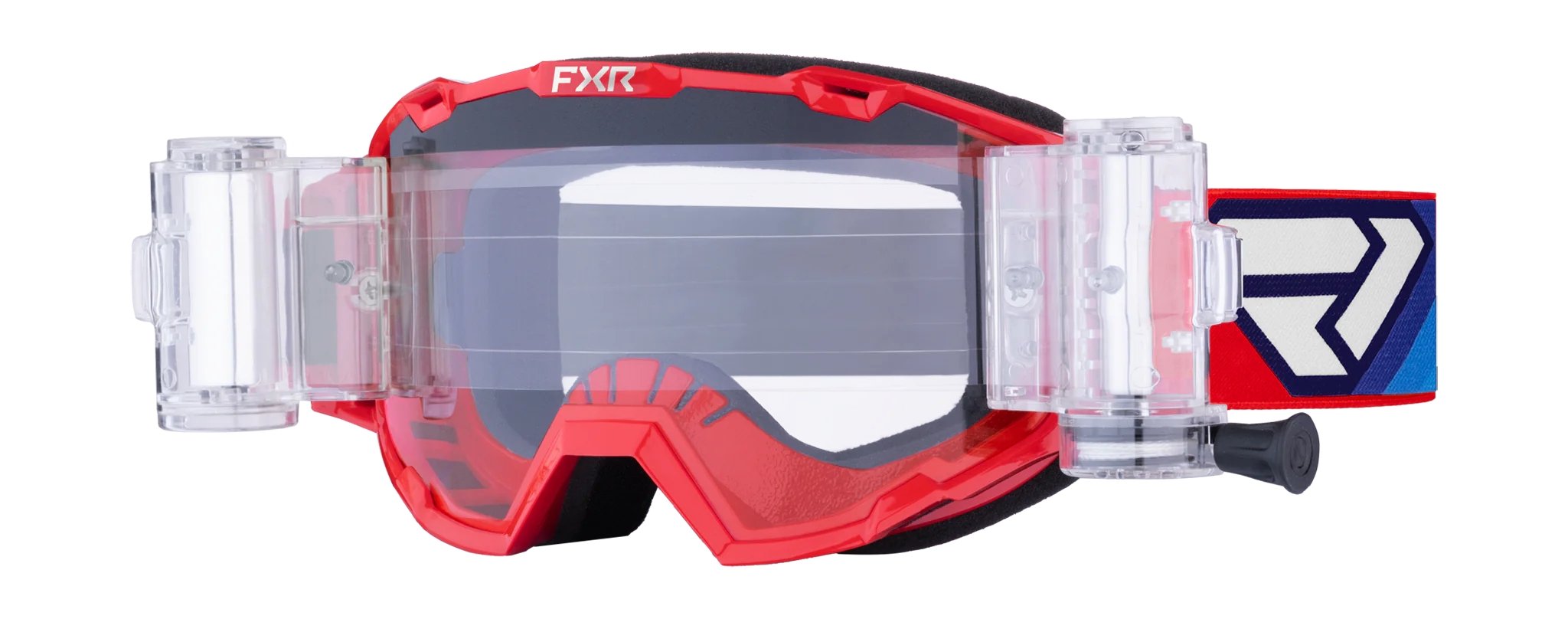 FXR Crossbril Roll-Off Maverick Prime - Rood - Clear Lens