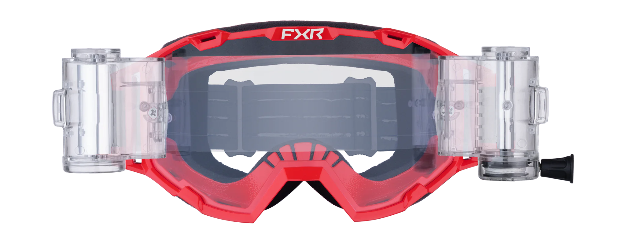 FXR Crossbril Roll-Off Maverick Prime - Rood - Clear Lens