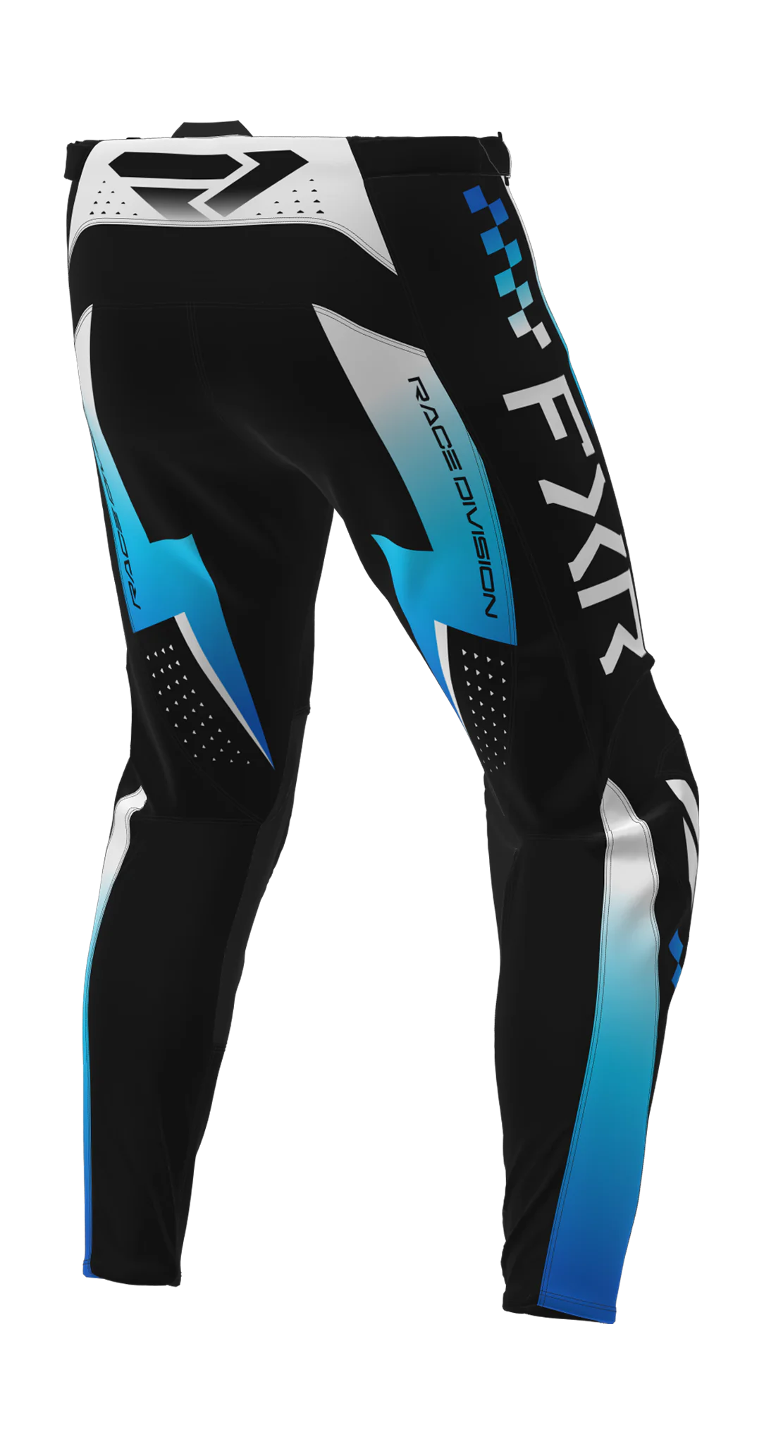 FXR Crossbroek 2026 Clutch Pro - Zwart / Blauw / Wit