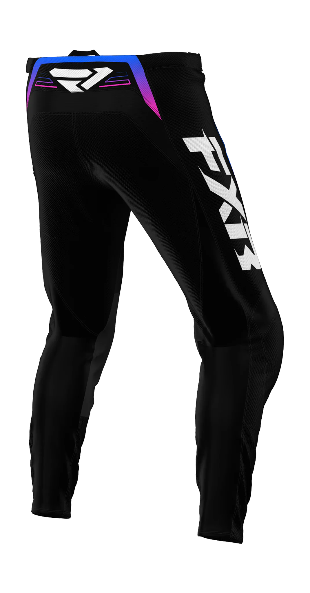 FXR Crossbroek Clutch - Zwart / Blauw / Roze