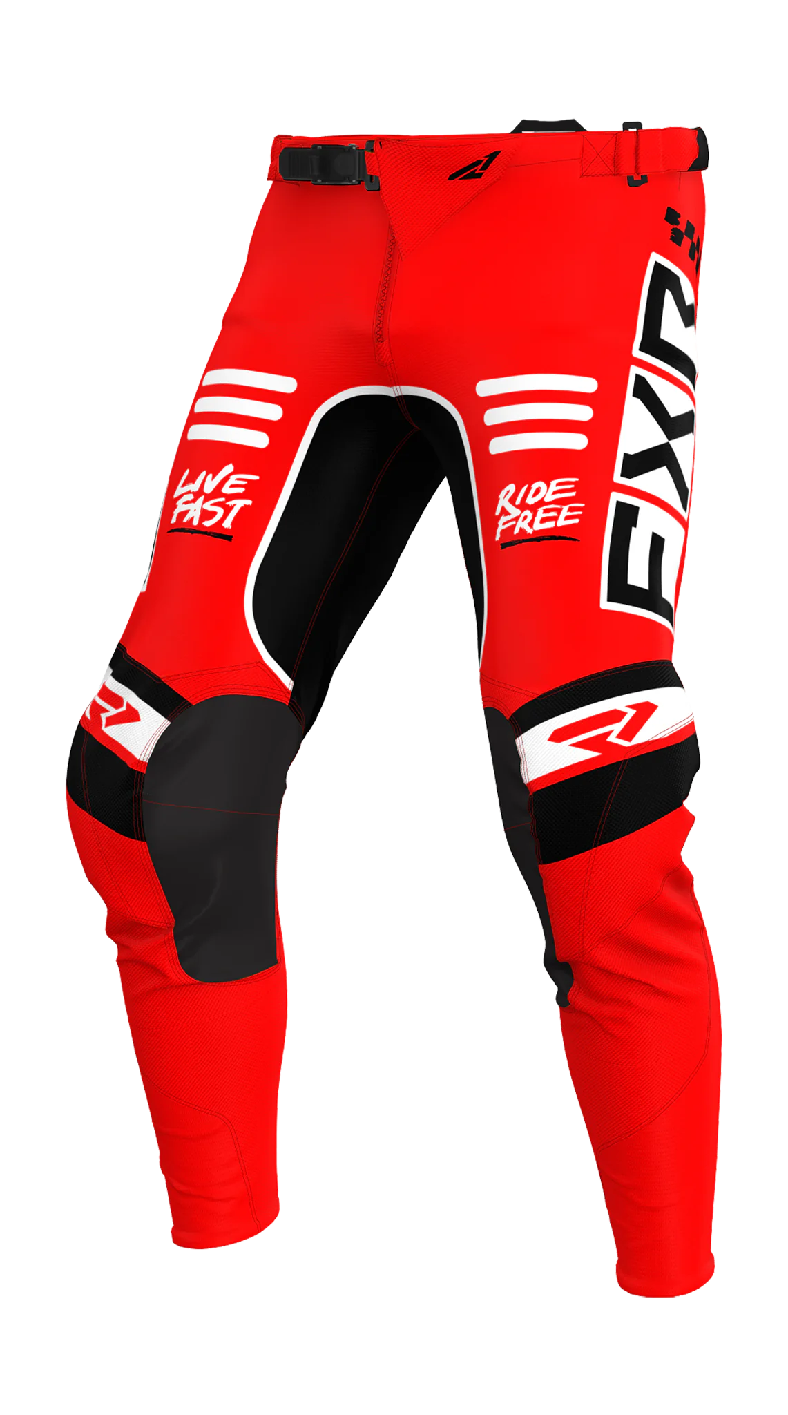 FXR Crossbroek Podium Gladiator - Rood / Zwart