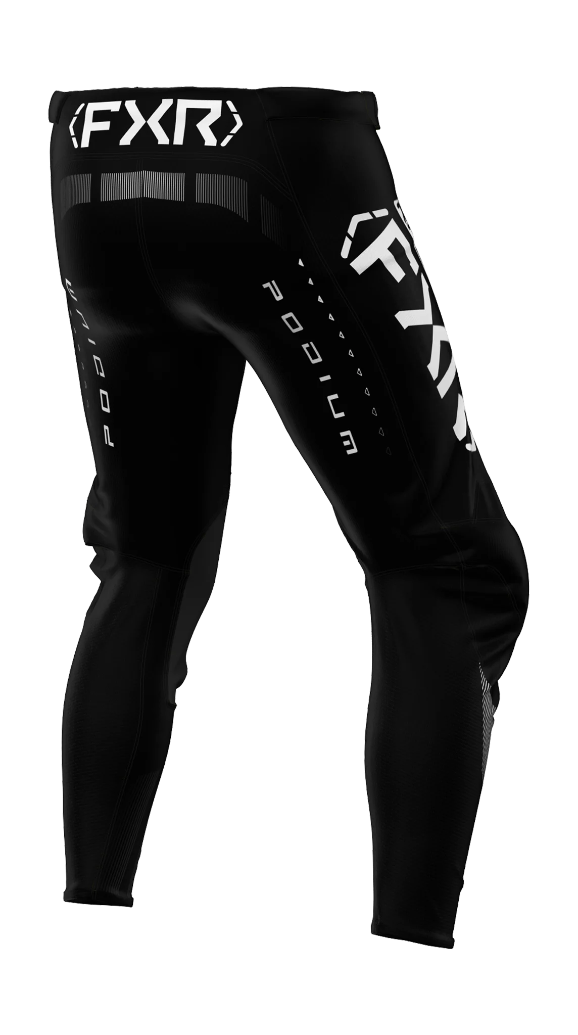 FXR Crossbroek Podium - Zwart / Wit