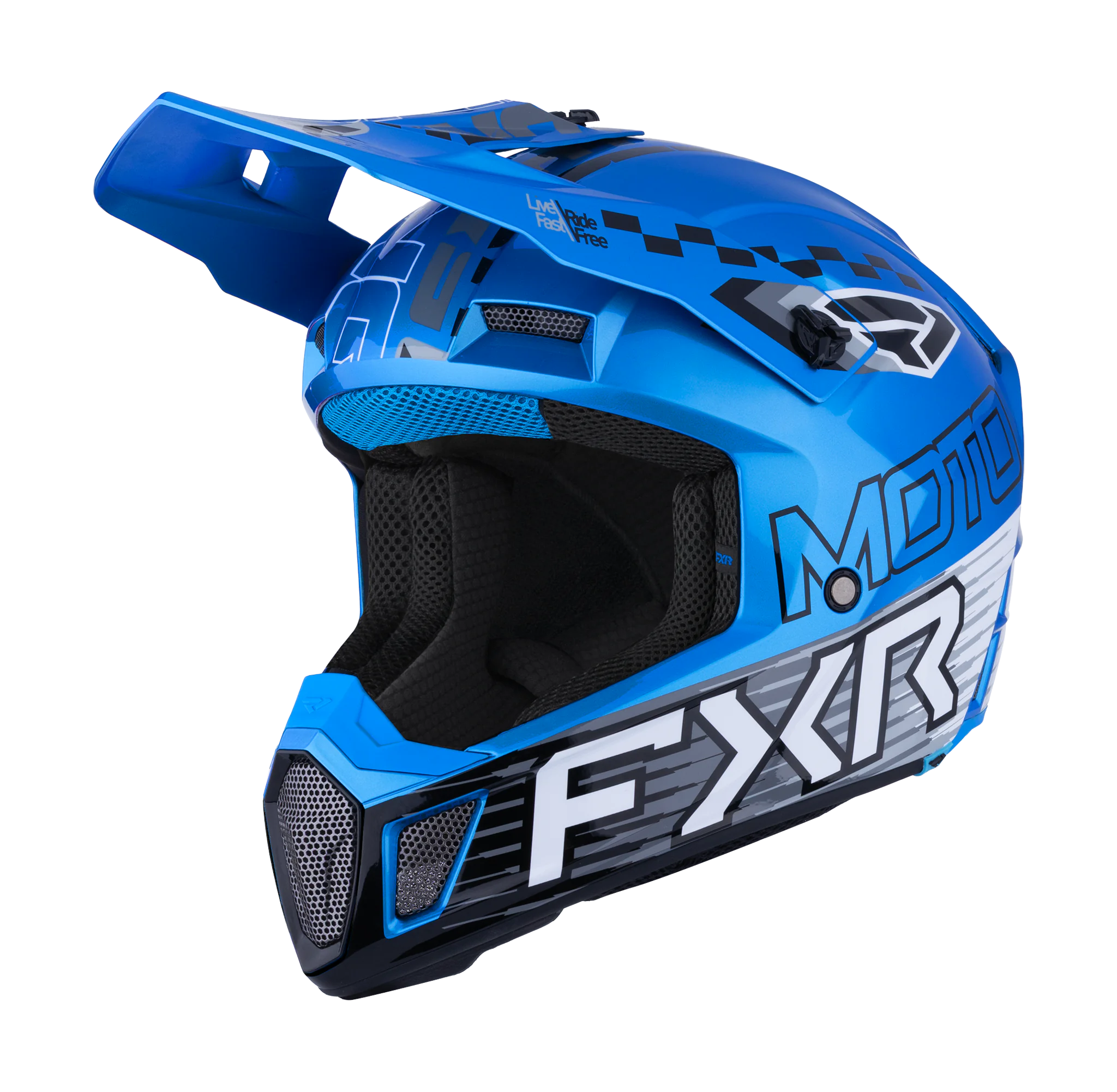 FXR Crosshelm Clutch Race Div - Blauw