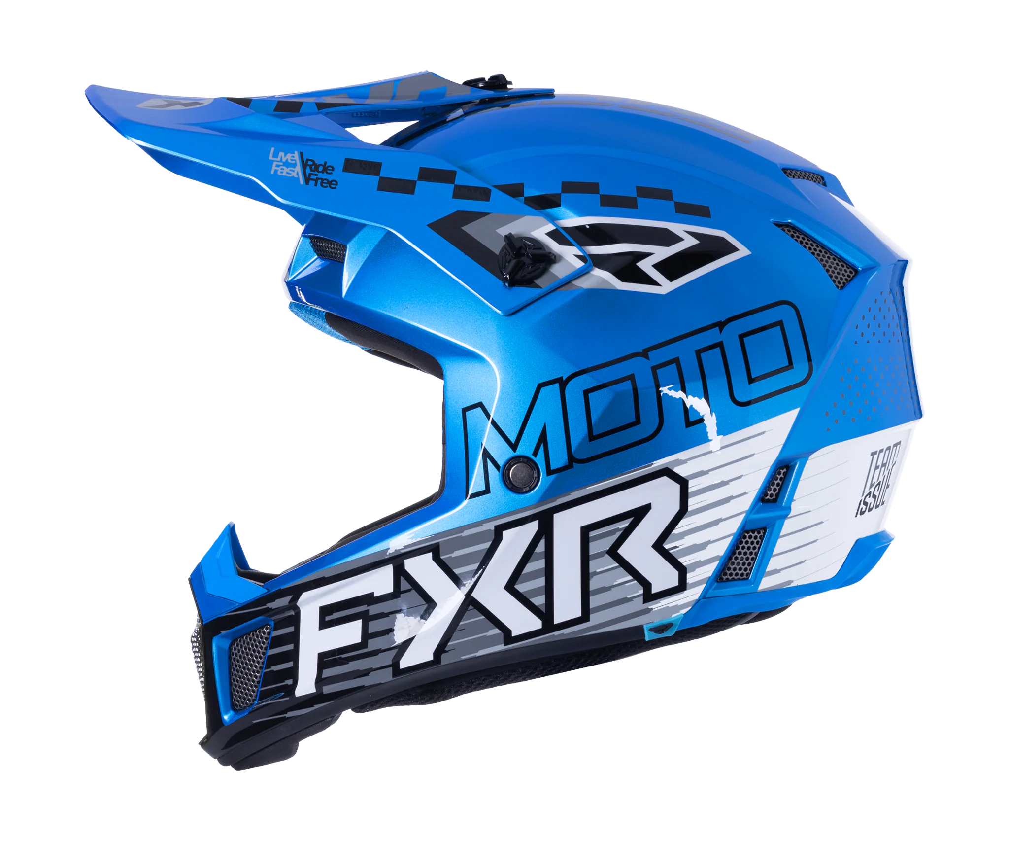 FXR Crosshelm Clutch Race Div - Blauw