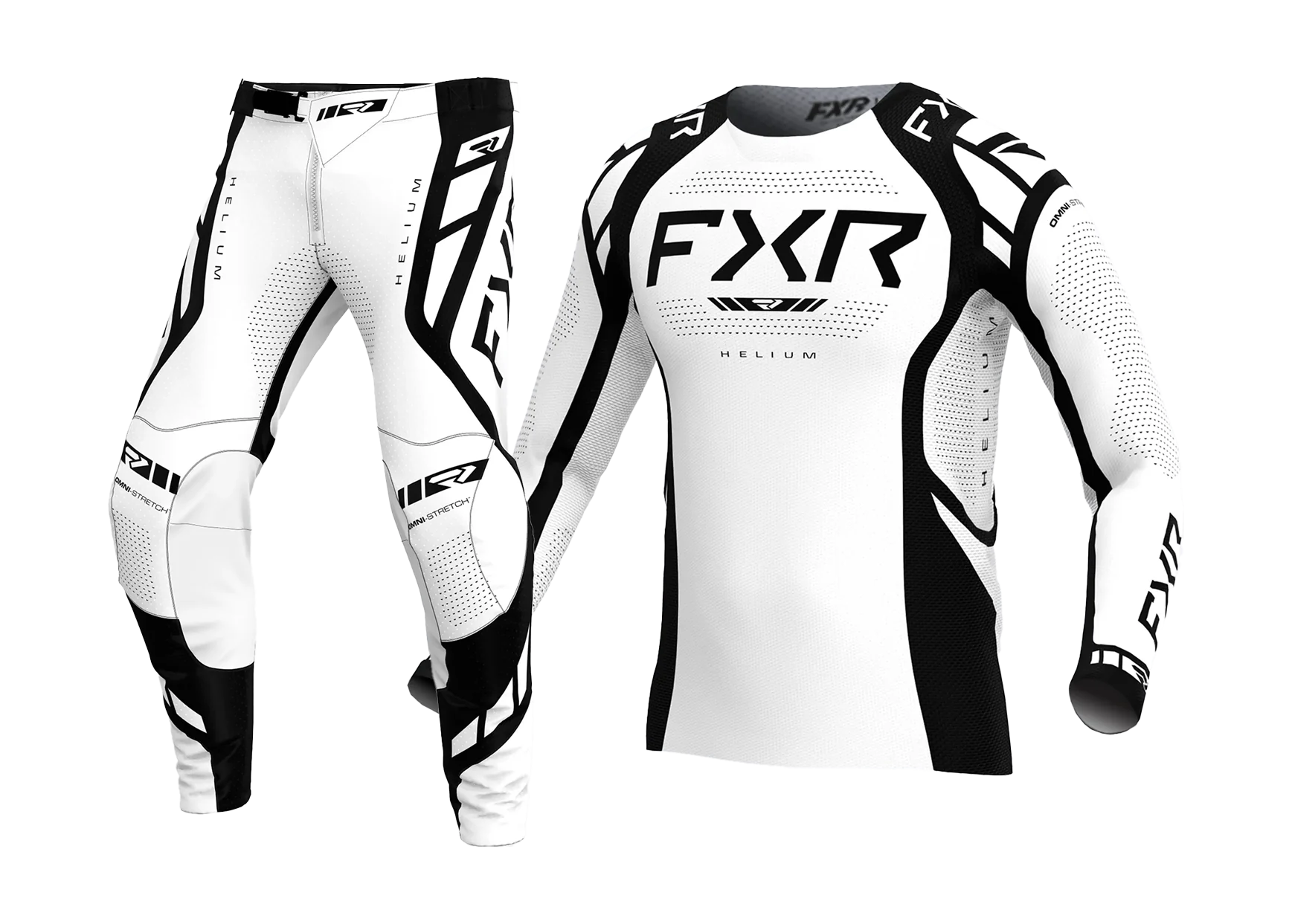 FXR Crosskleding 2026 Helium - Wit / Zwart