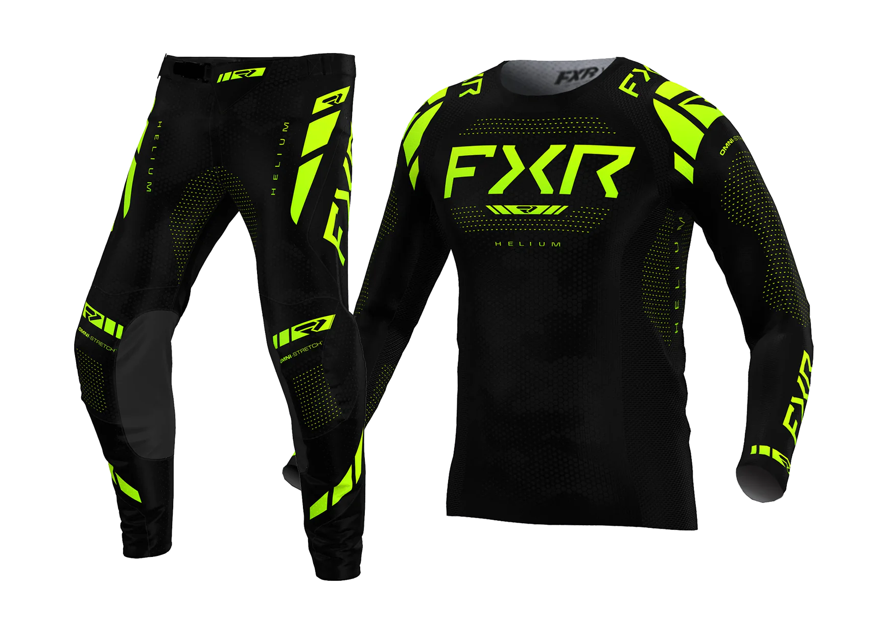 FXR Crosskleding 2026 Helium - Zwart / HiVis