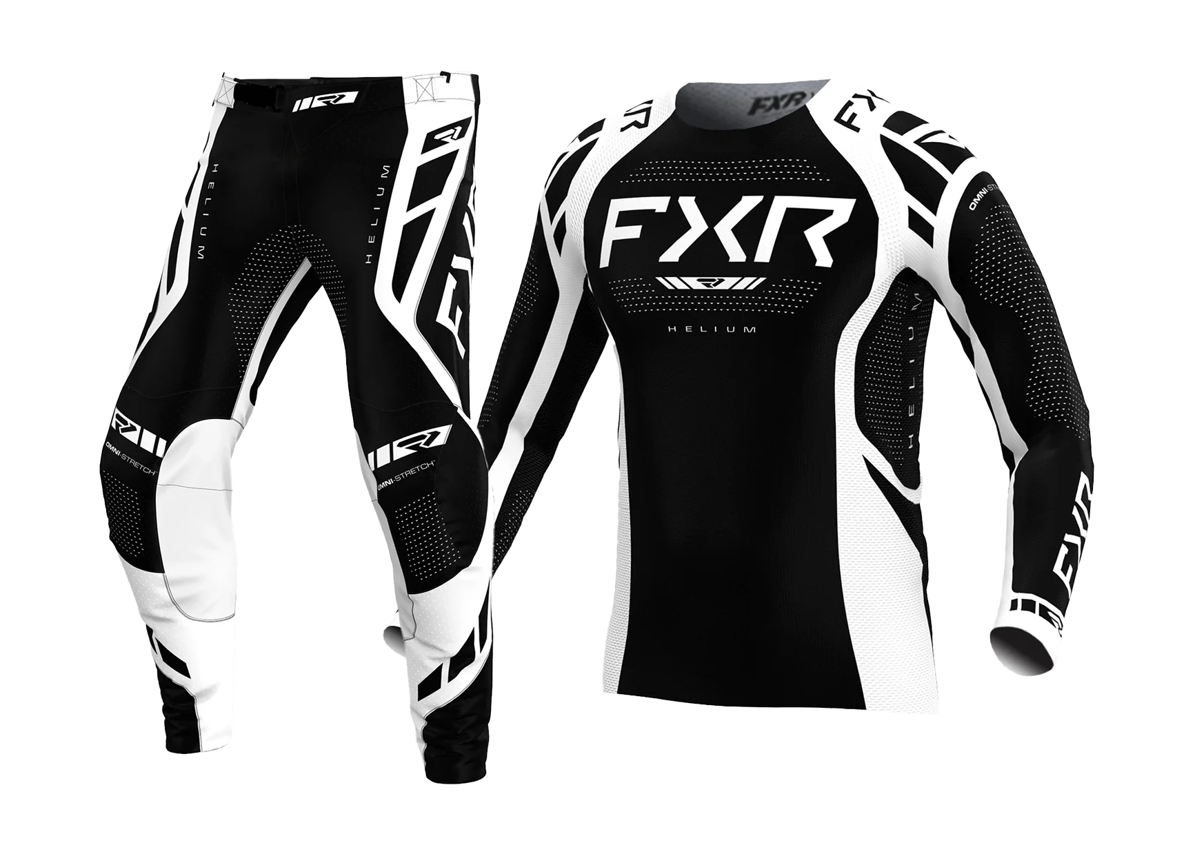 FXR Crosskleding 2026 Helium - Zwart / Wit