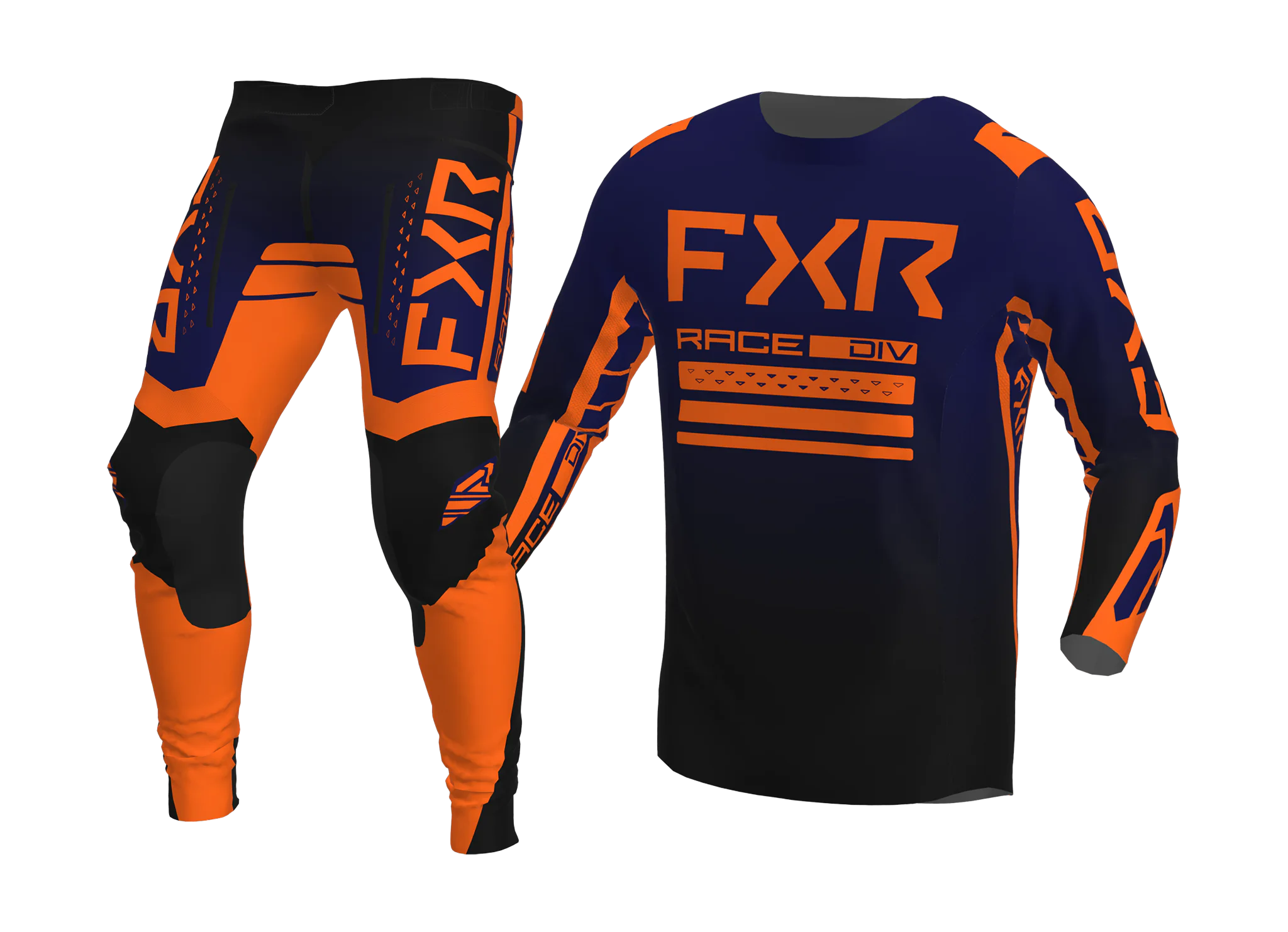 FXR Crosskleding Contender - Midnight / Oranje