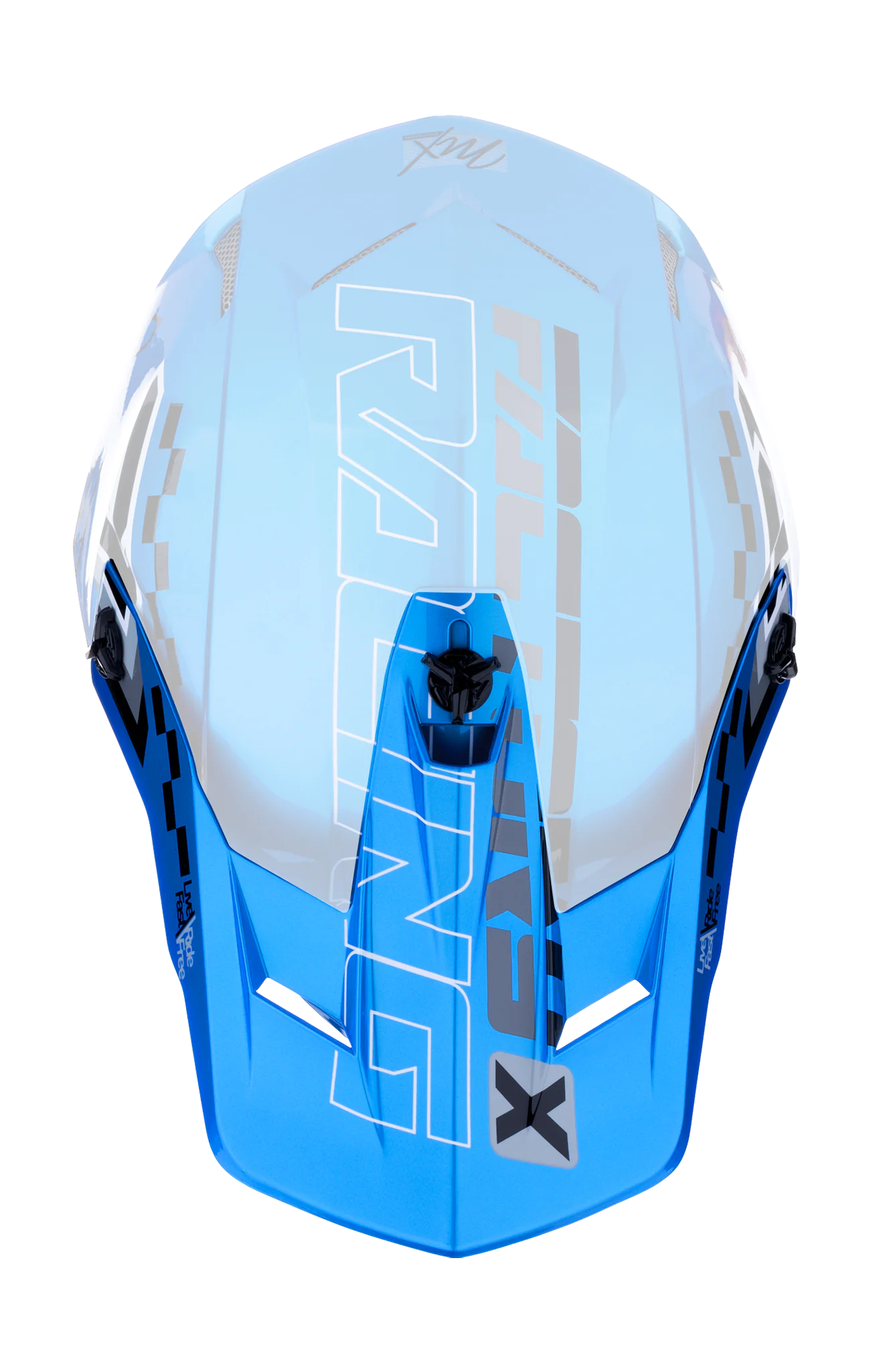 FXR Helmklep Clutch Race Div - Blauw