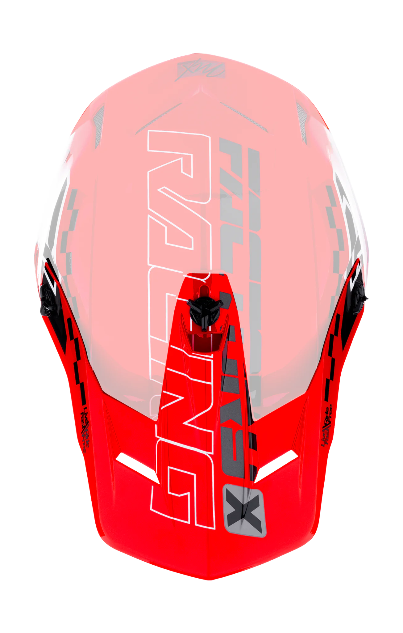 FXR Helmklep Clutch Race Div - Rood
