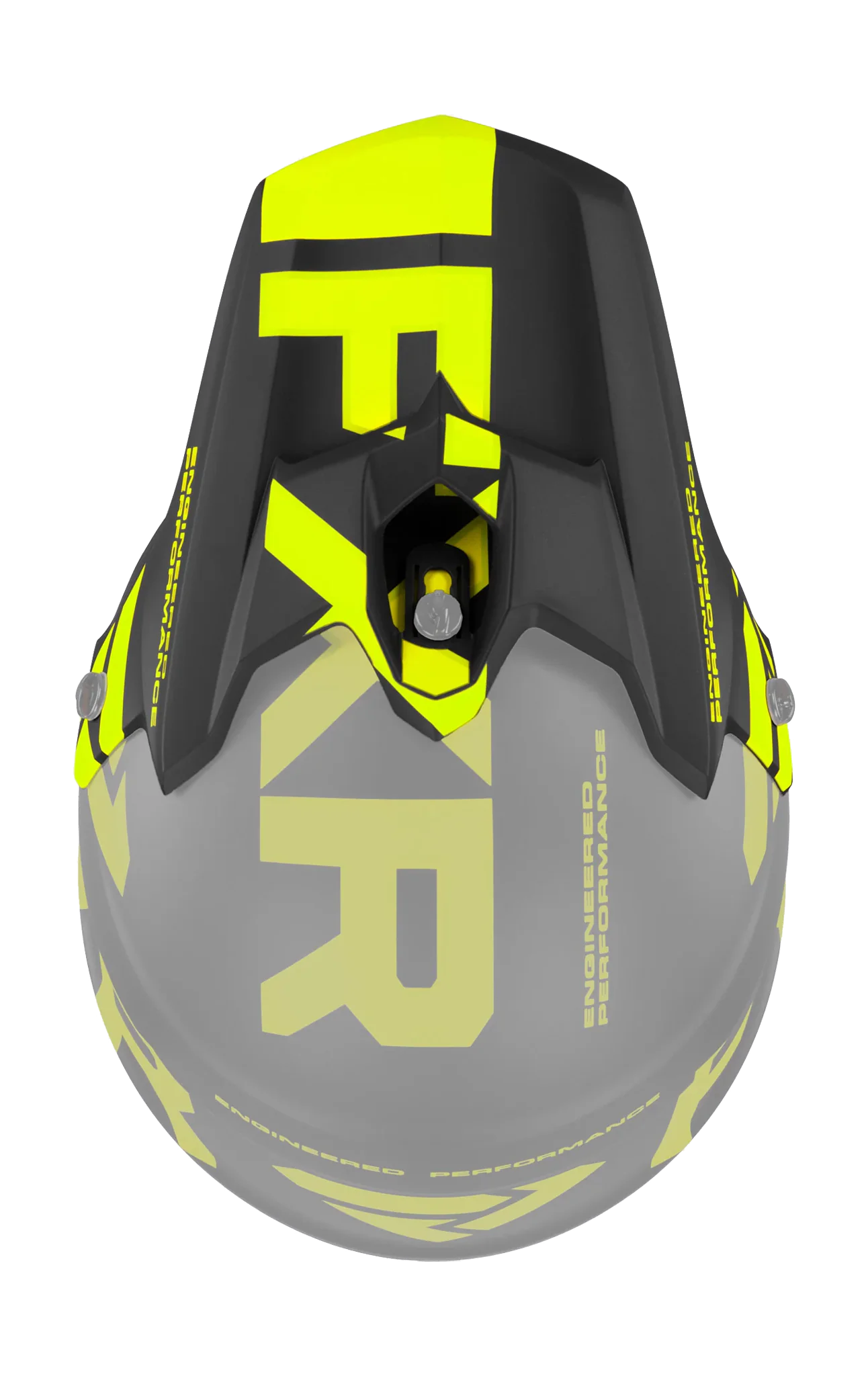 FXR Helmklep Torque Team - Zwart / High-vis