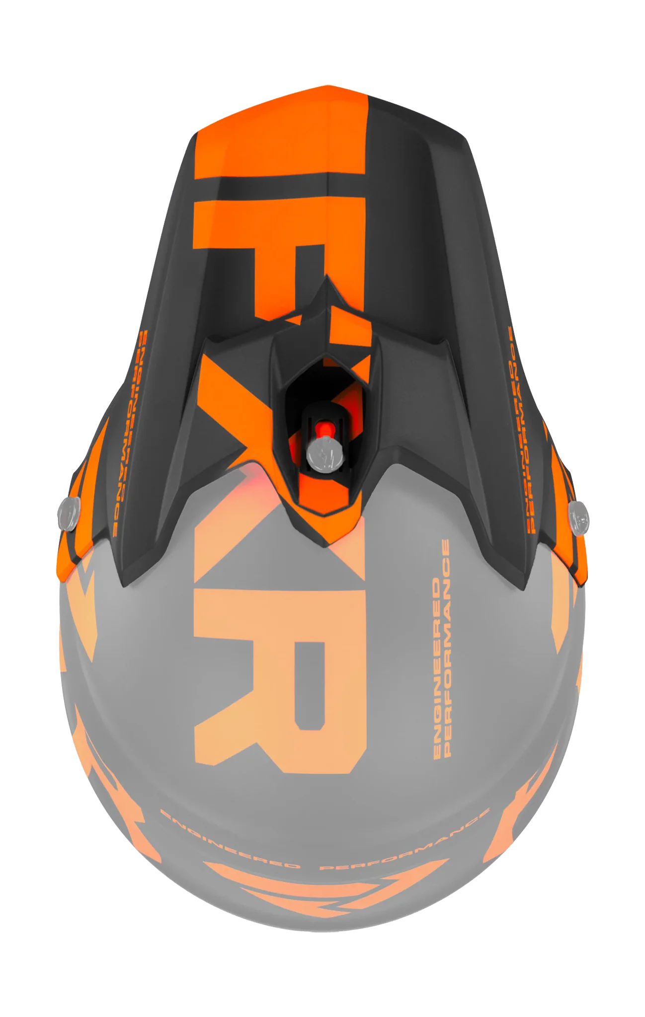 FXR Helmklep Torque Team - Zwart / Oranje