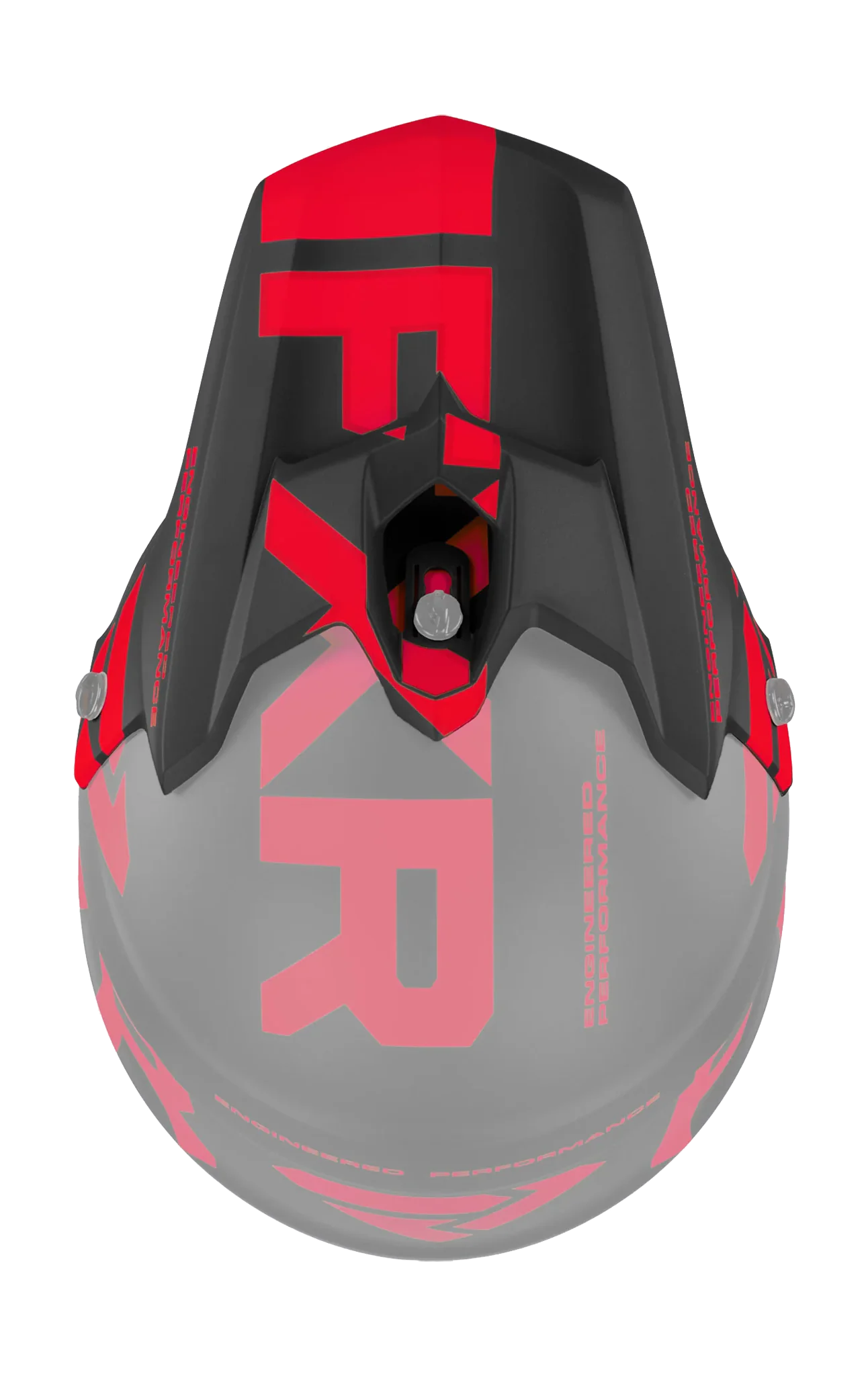 FXR Helmklep Torque Team - Zwart / Rood