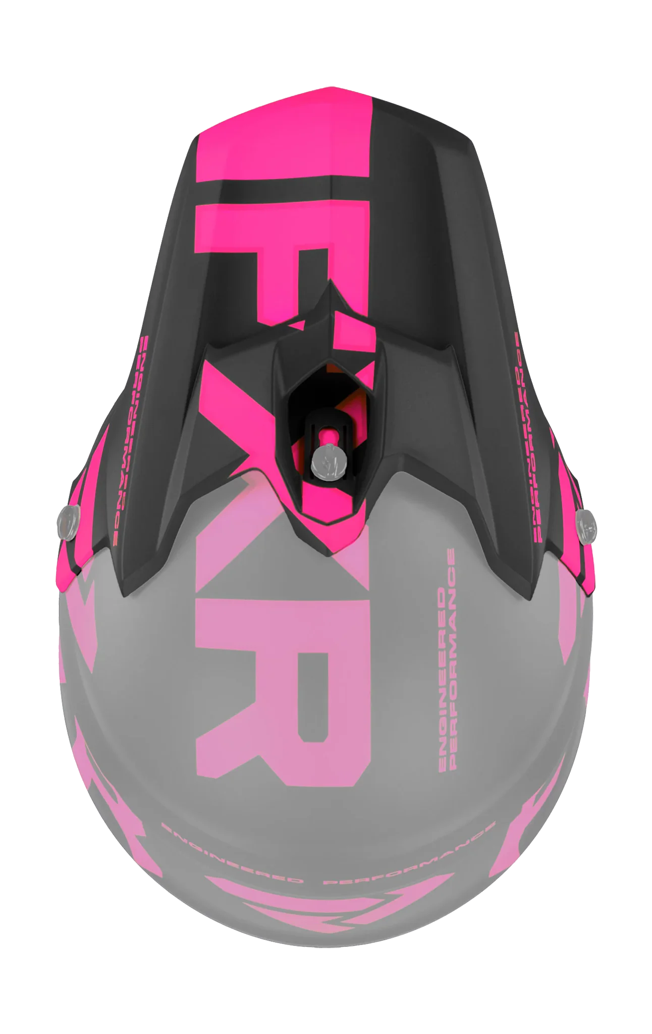 FXR Helmklep Torque Team - Zwart / Roze